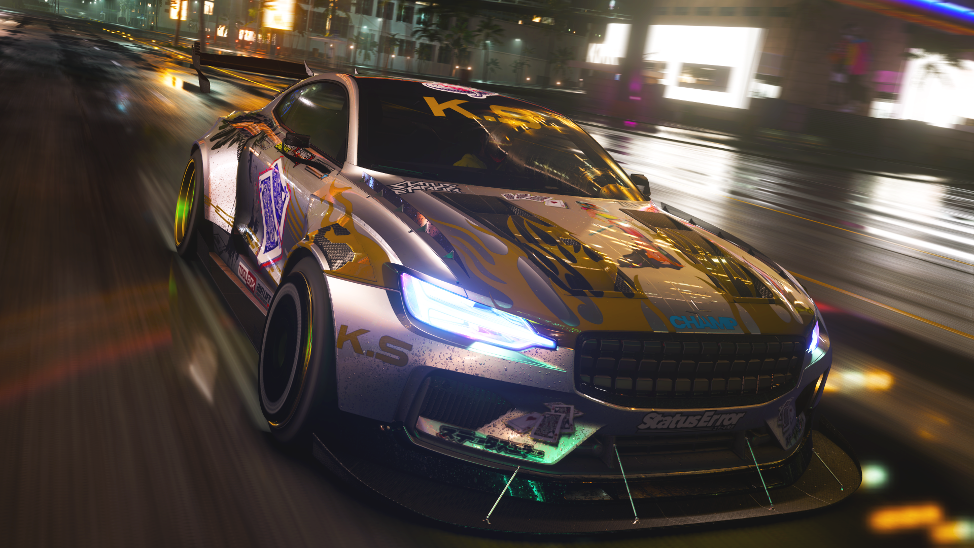 Need for Speed: Heat 4K Custom Polestar Race Car HD Wallpaper