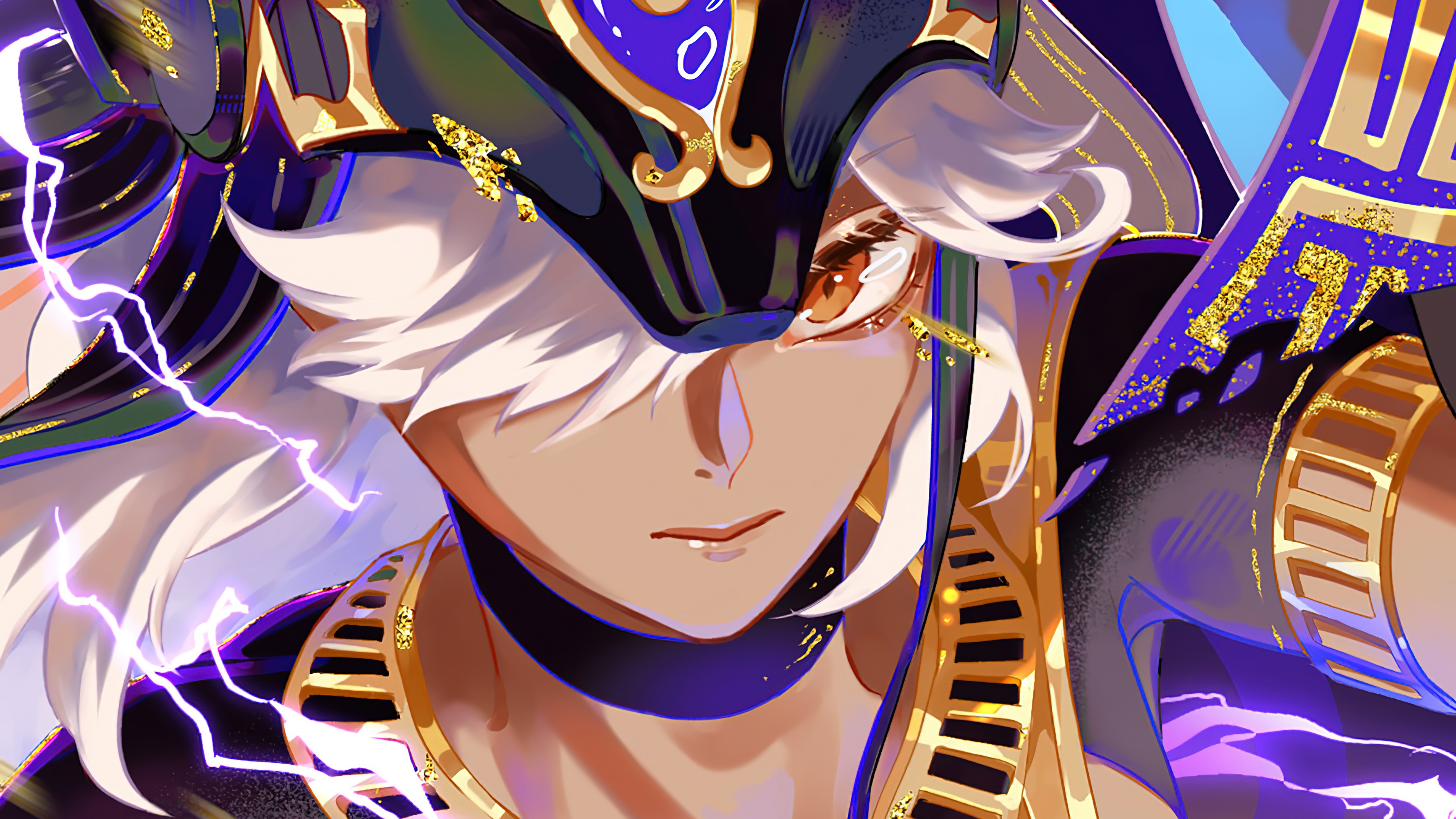 4K Cyno from Genshin Impact HD Wallpaper