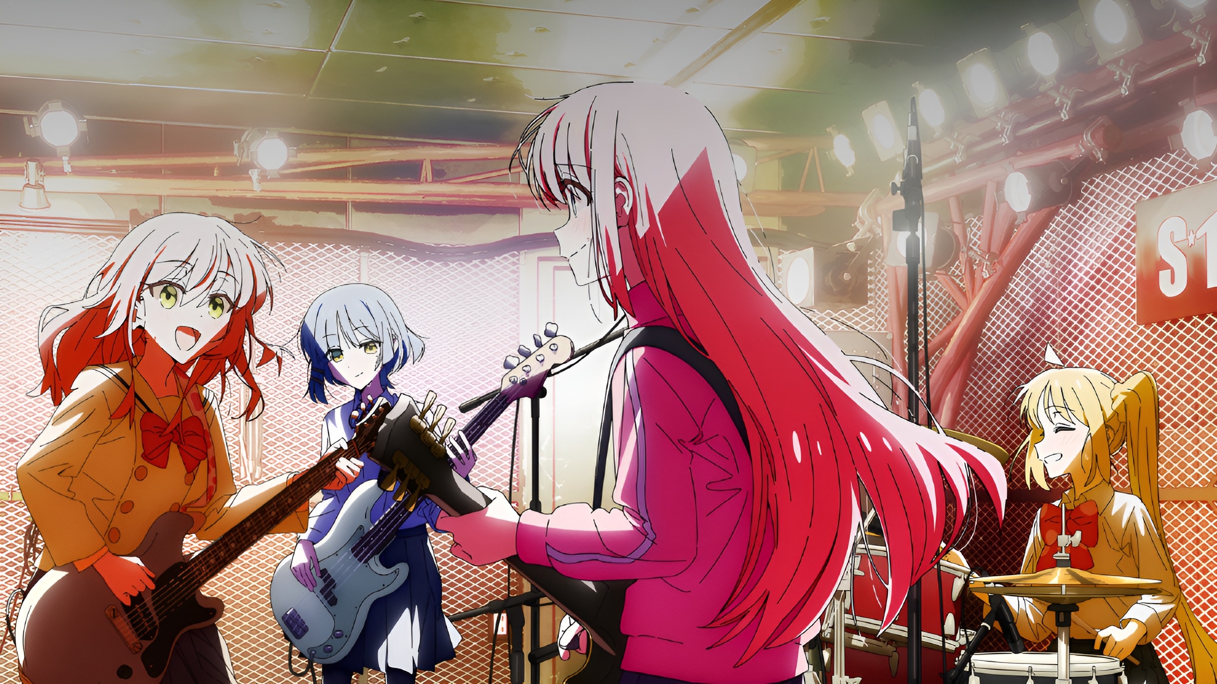 BOCCHI THE ROCK! Band Performing Live HD Wallpaper