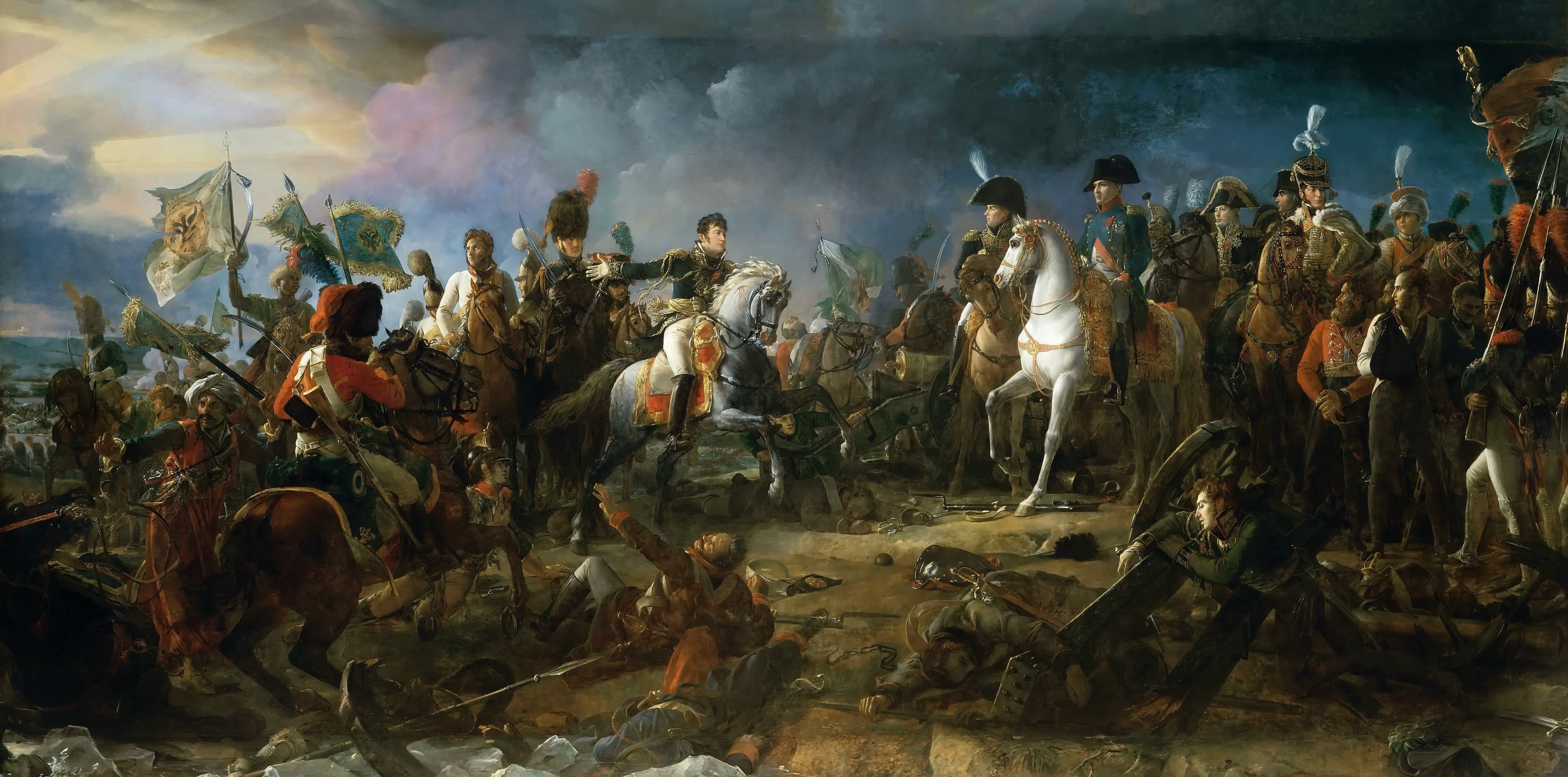 4K Battle of Austerlitz by Francois Gerard HD Wallpaper