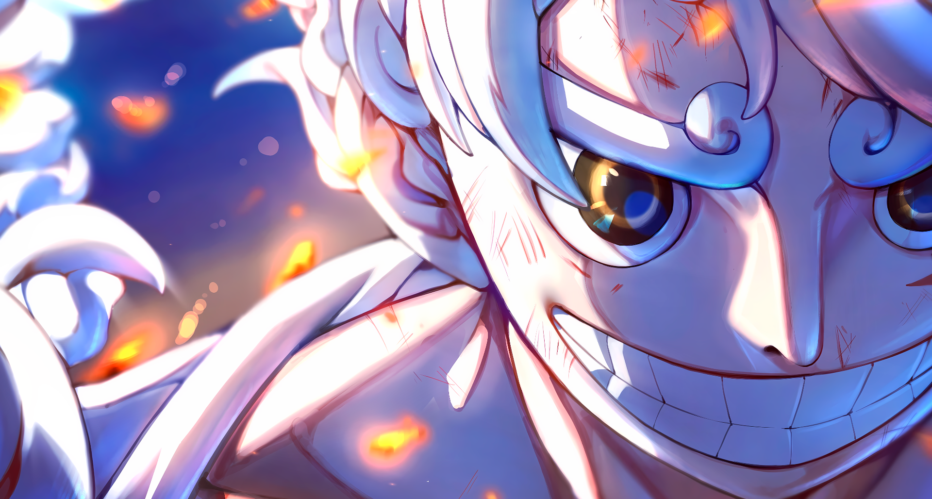 Monkey D. Luffy as Sun God Nika HD Wallpaper