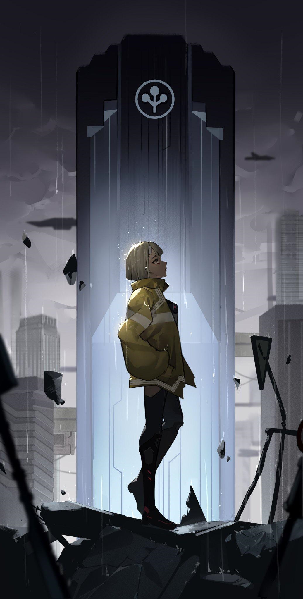 Lucyna Kushinada in Cyberpunk: Edgerunners HD Phone Wallpaper
