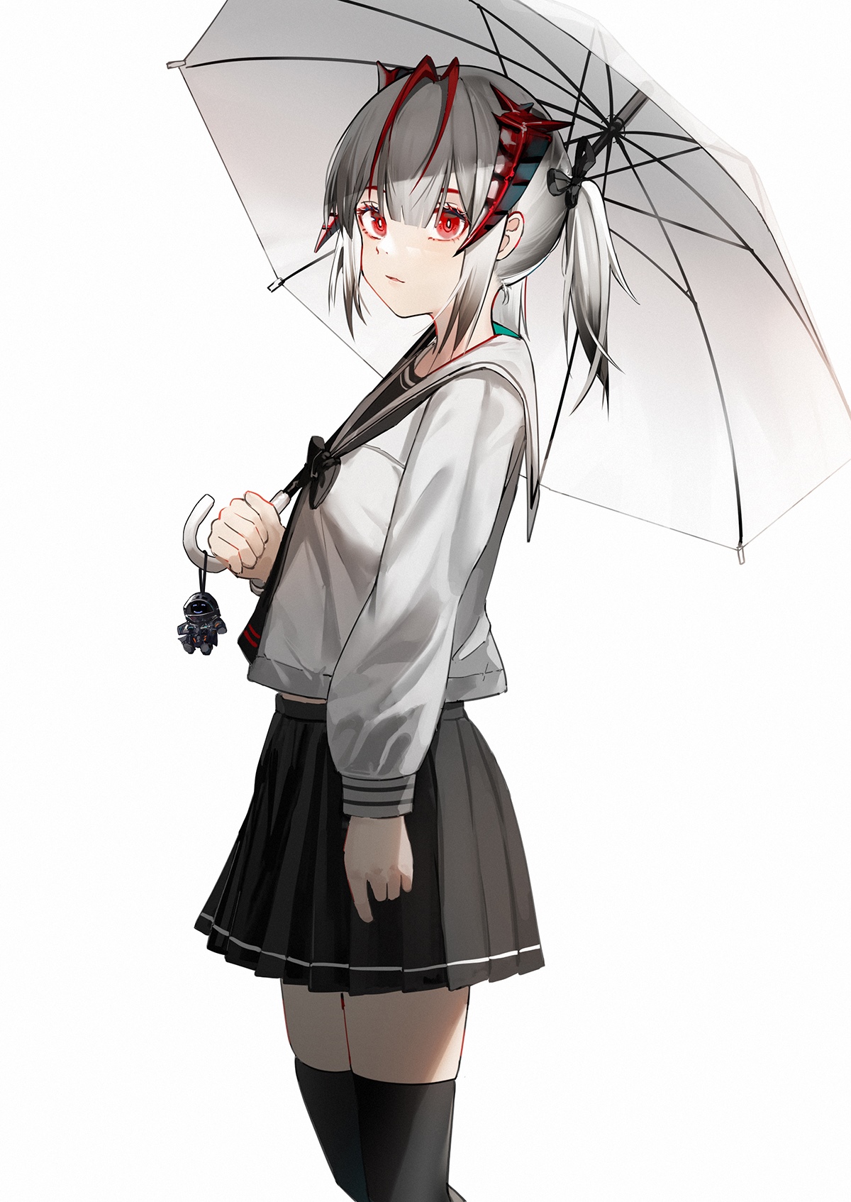Arknights girl with umbrella HD Phone Wallpaper