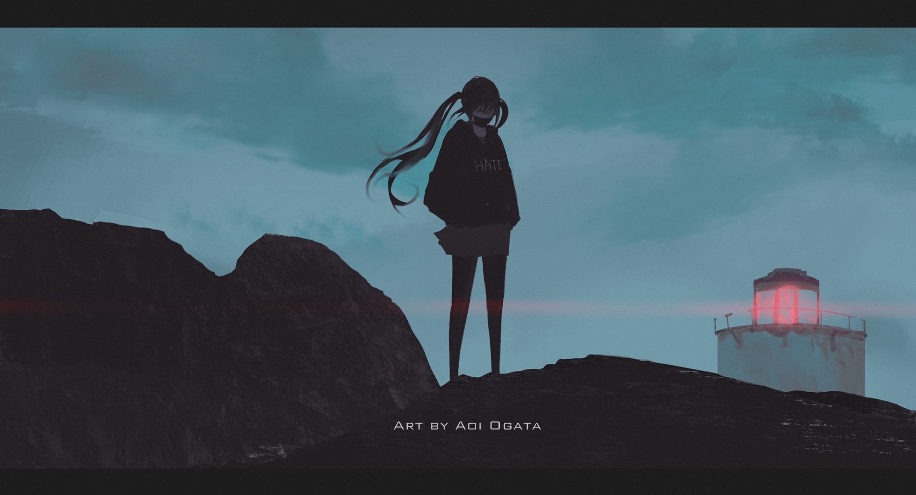Girl with twintails by Aoi Ogata HD Wallpaper