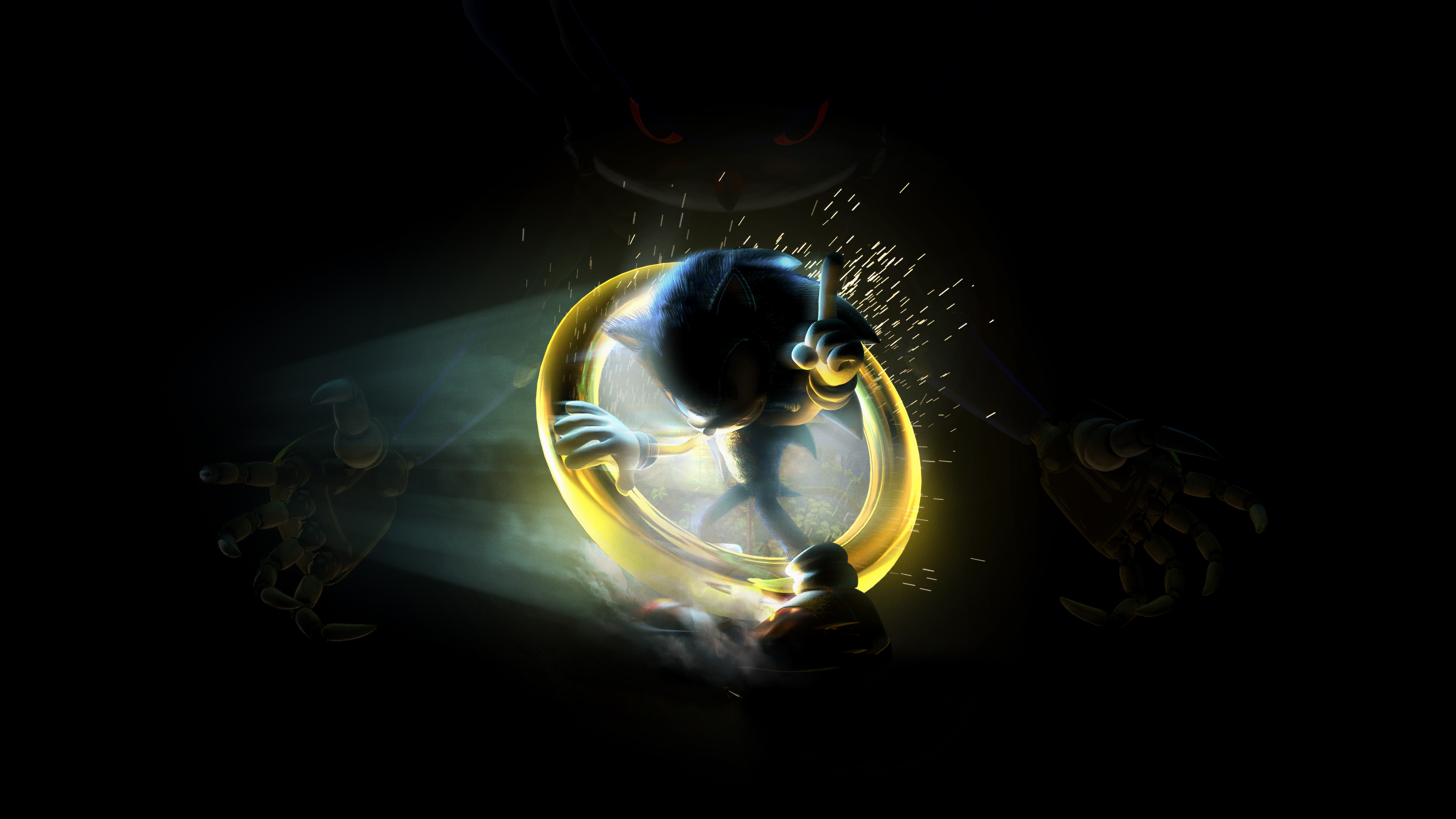 4K Metal Sonic Grabs a Ring HD Wallpaper