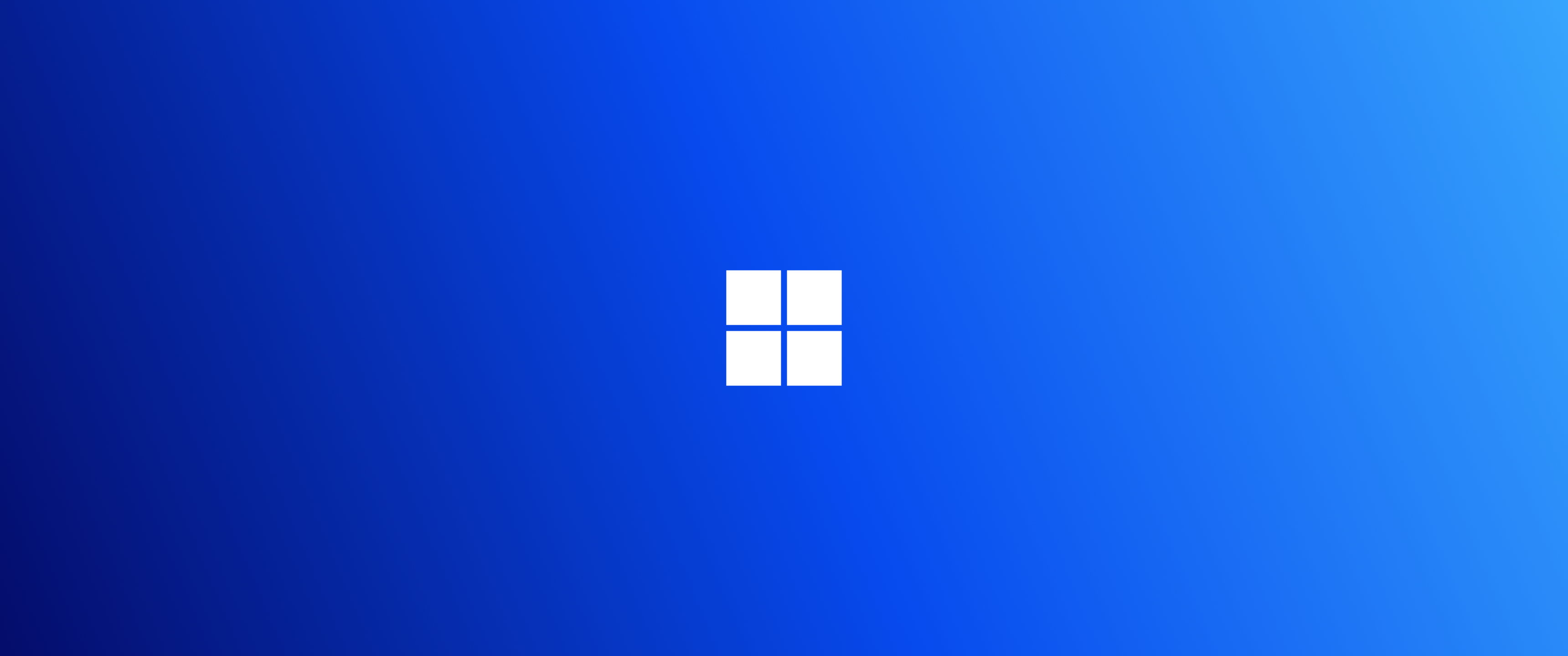 Windows 11 logo on a blue gradient HD Wallpaper