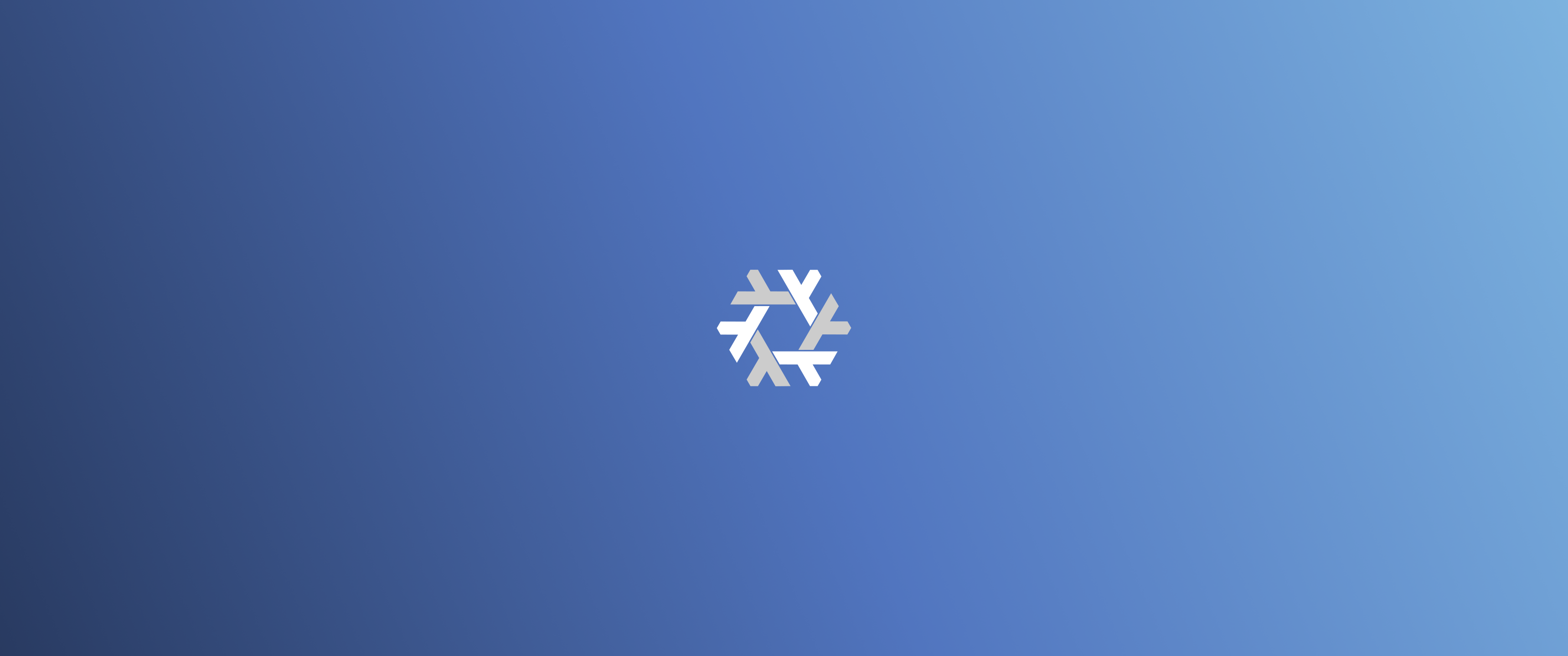 NixOS logo on a blue gradient background HD Wallpaper