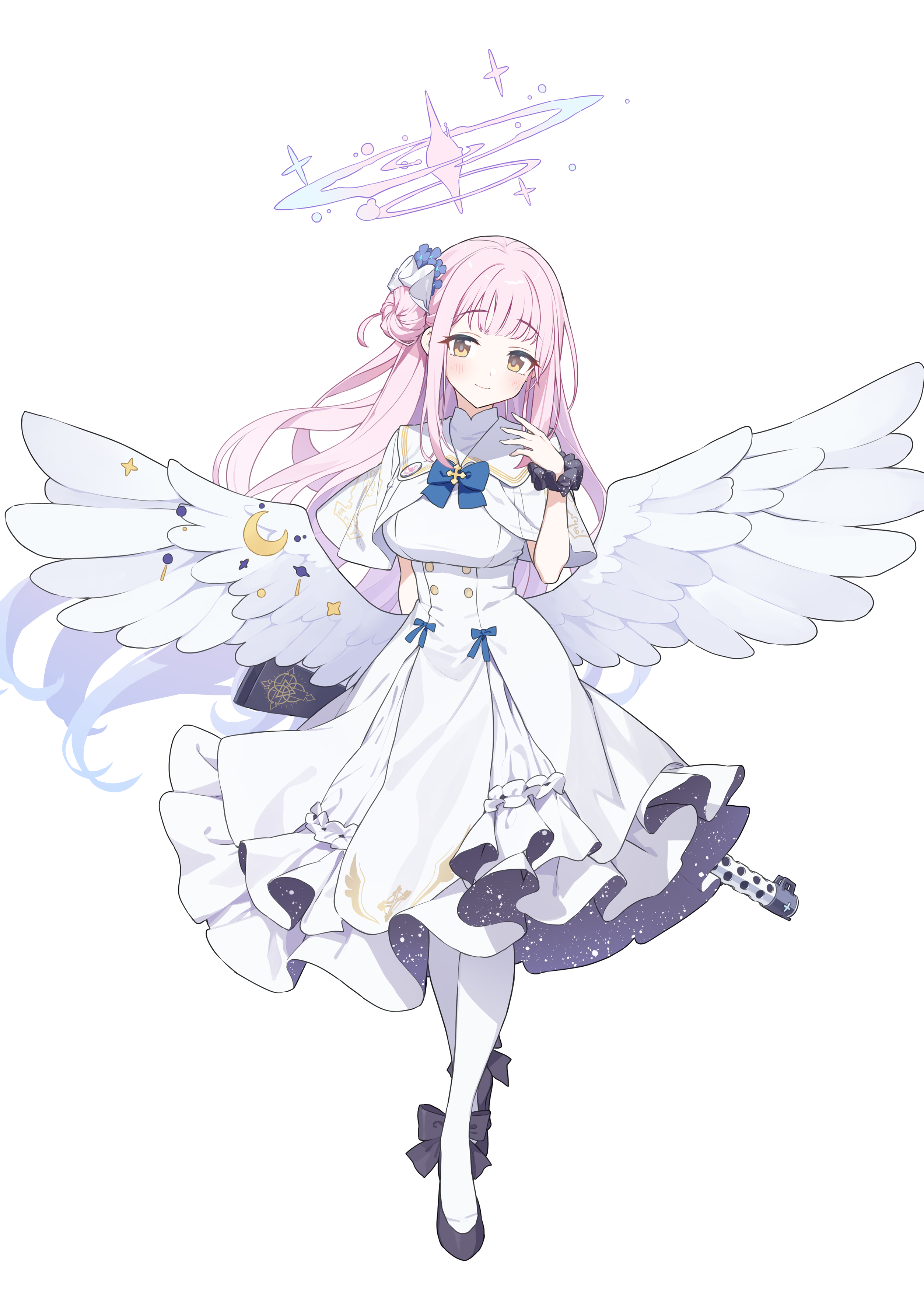 Misono Mika with Wings from Blue Archive HD Phone Wallpaper