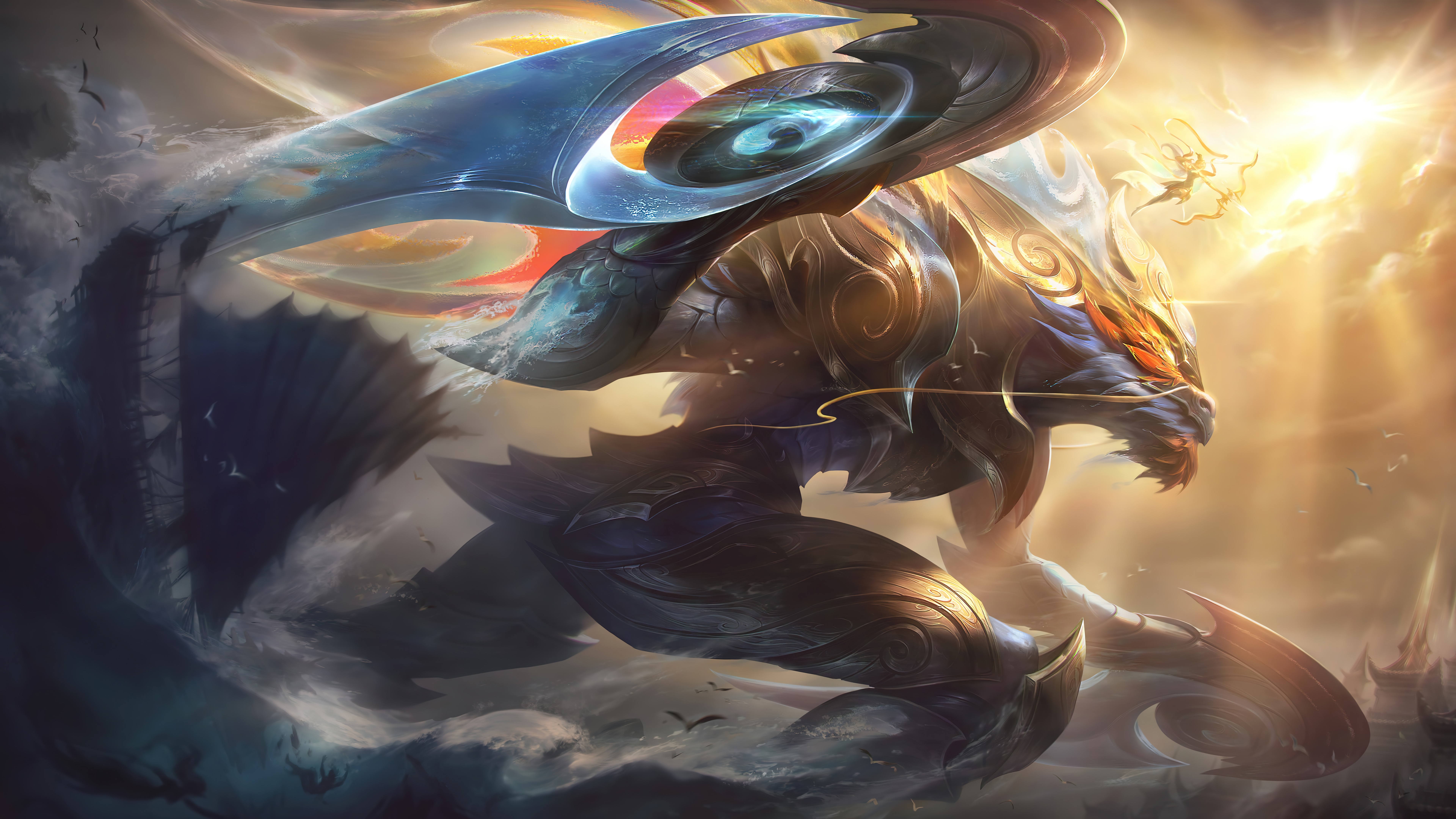 Lunar Guardian KhaZix 4K League of Legends HD Wallpaper