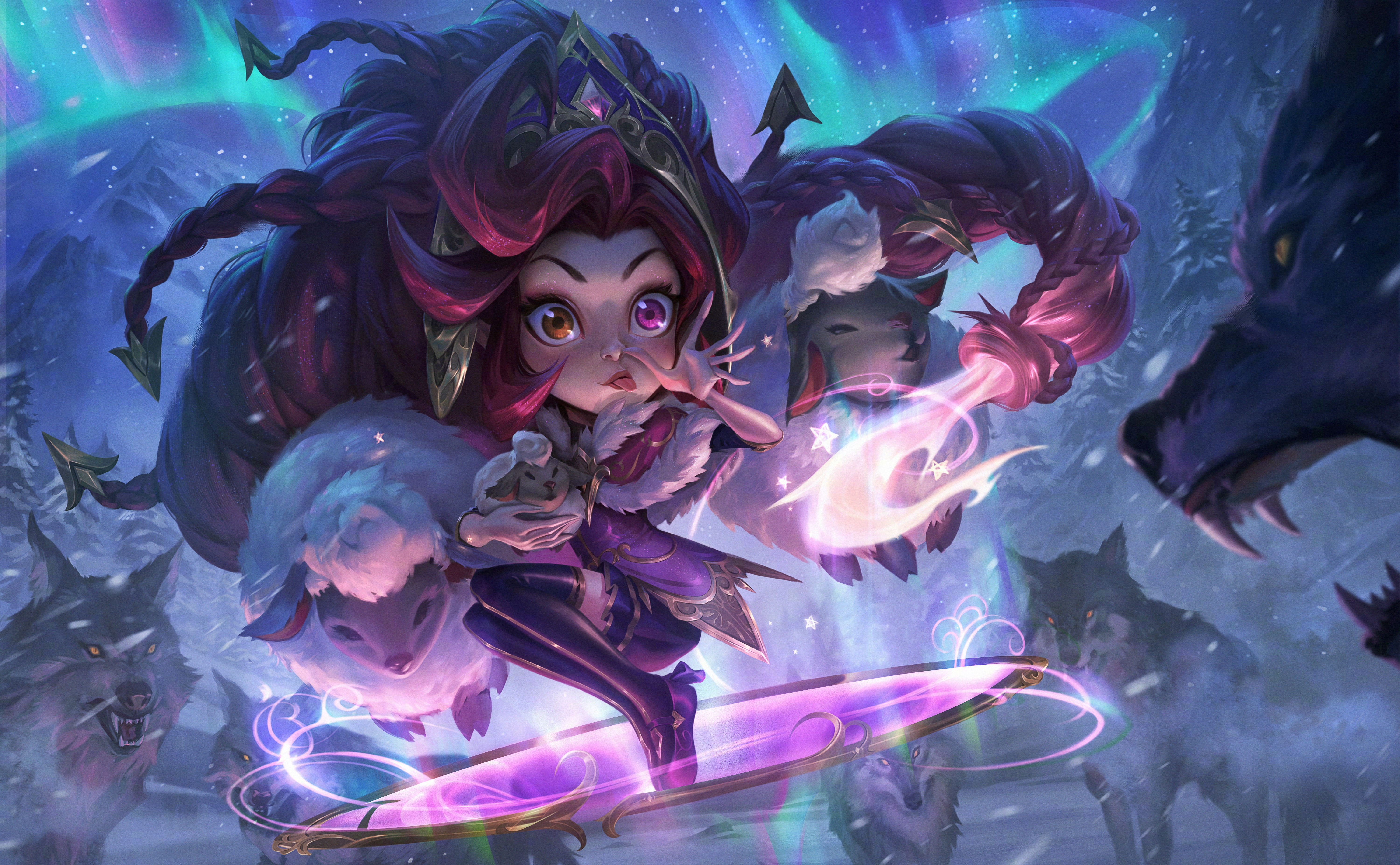 4K League of Legends video game art HD Wallpaper