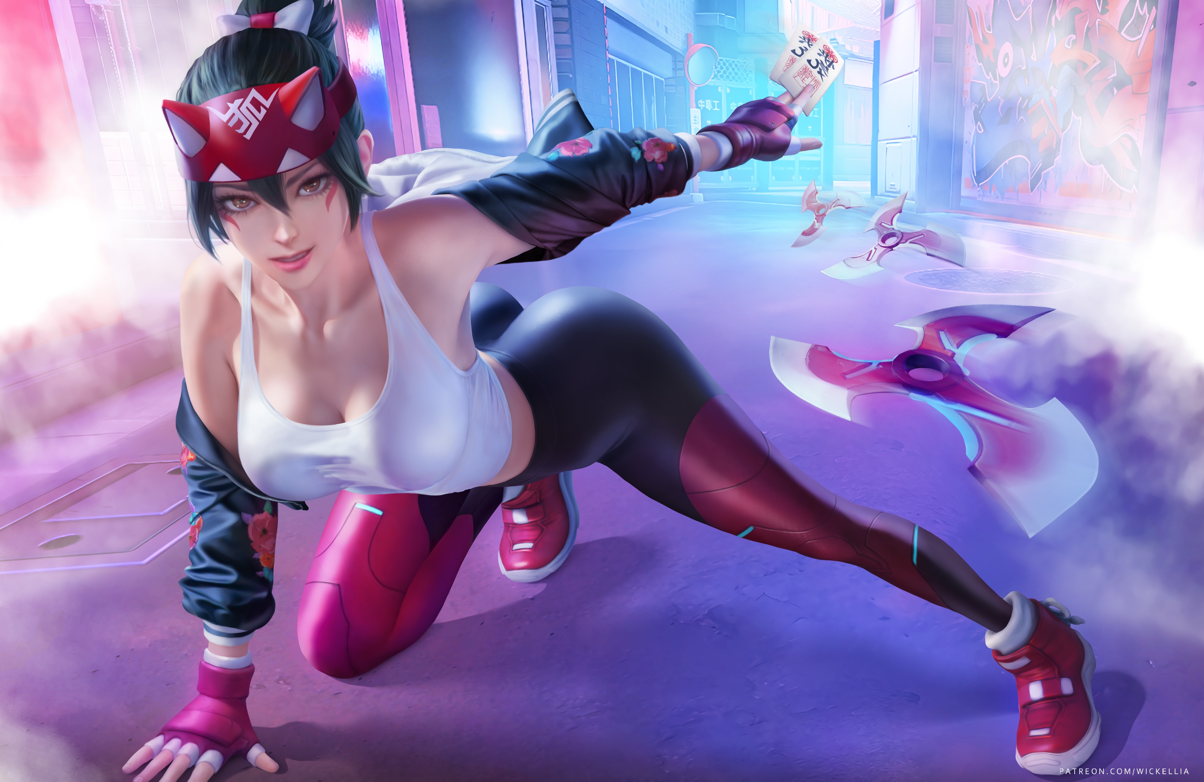 4K Fan Art of Kiriko from Overwatch HD Wallpaper