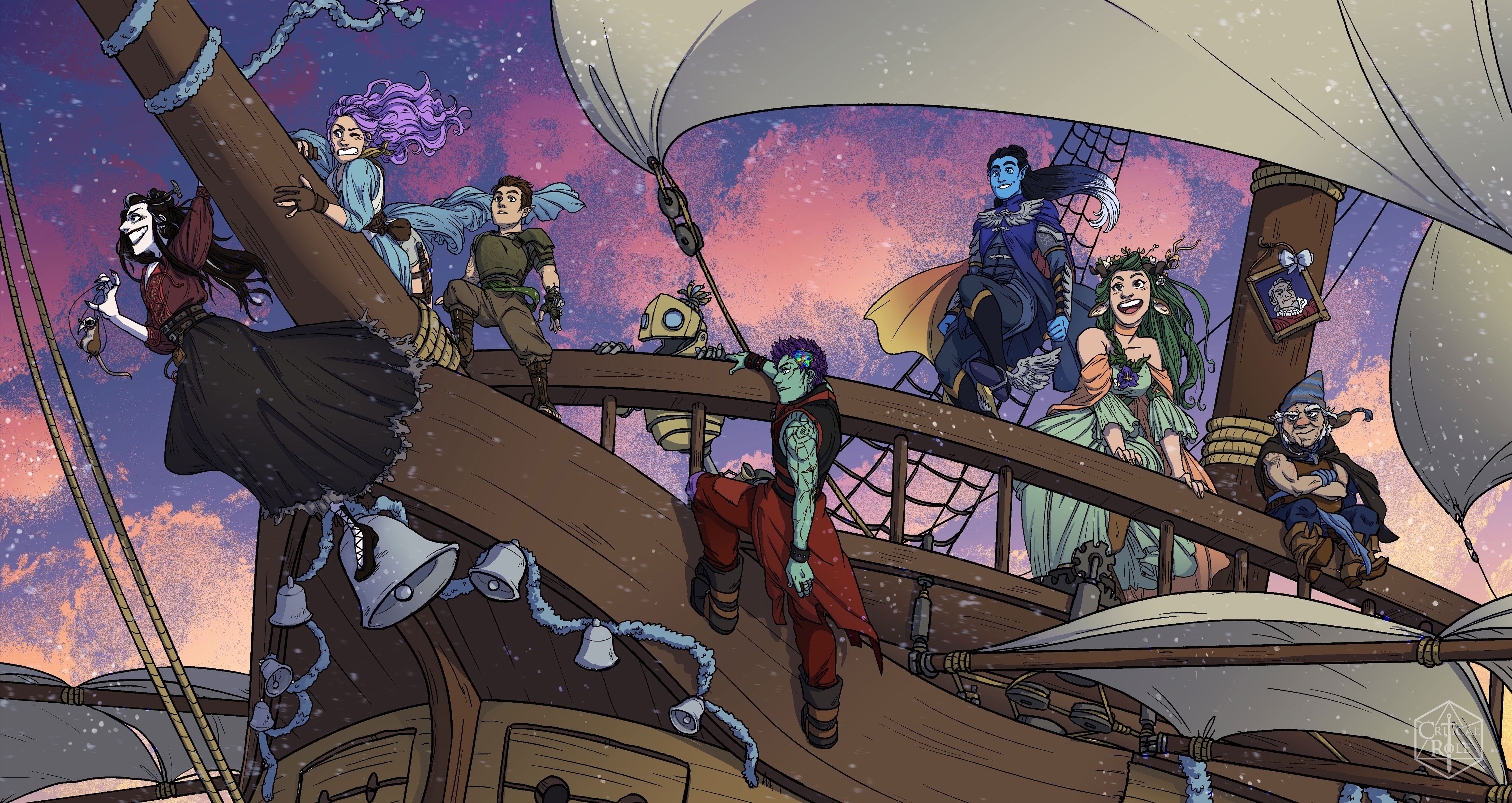 Critical Role: Bells Hells on a Ship HD Wallpaper