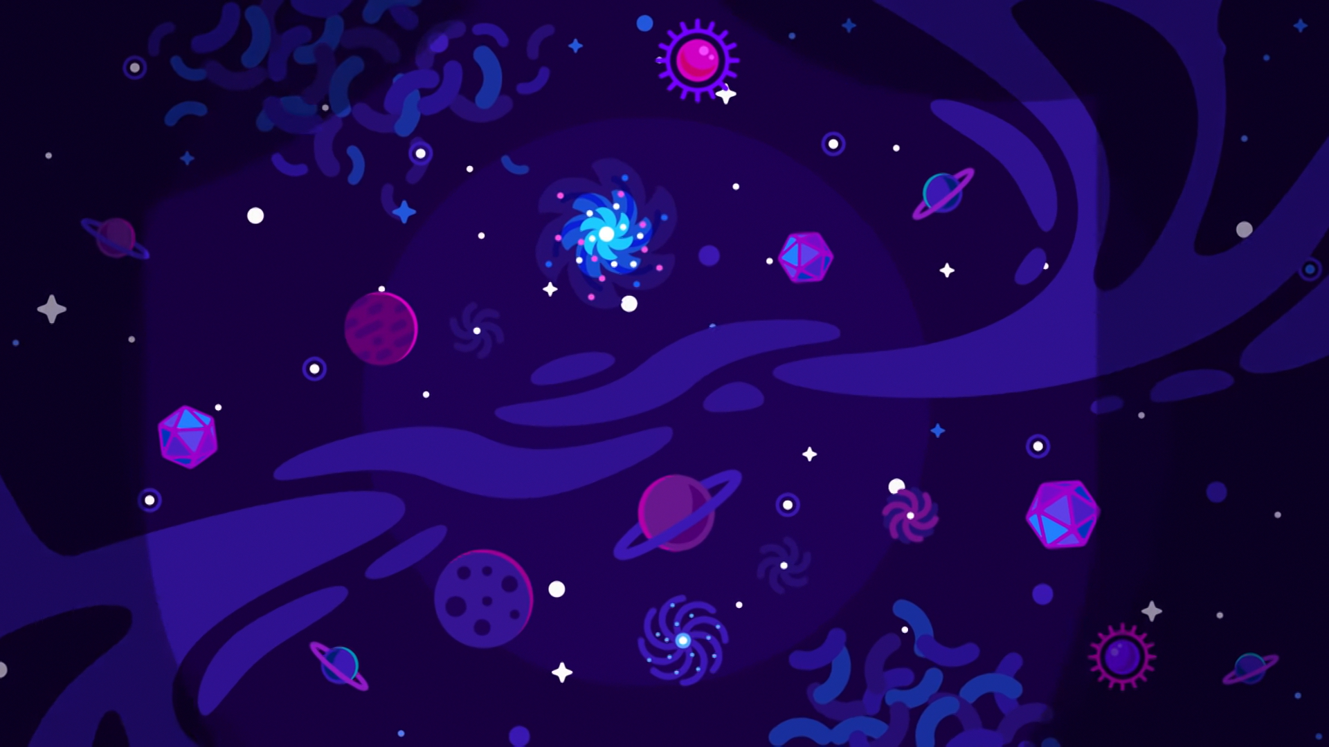 Kurzgesagt – In a Nutshell Space Galaxy HD Wallpaper