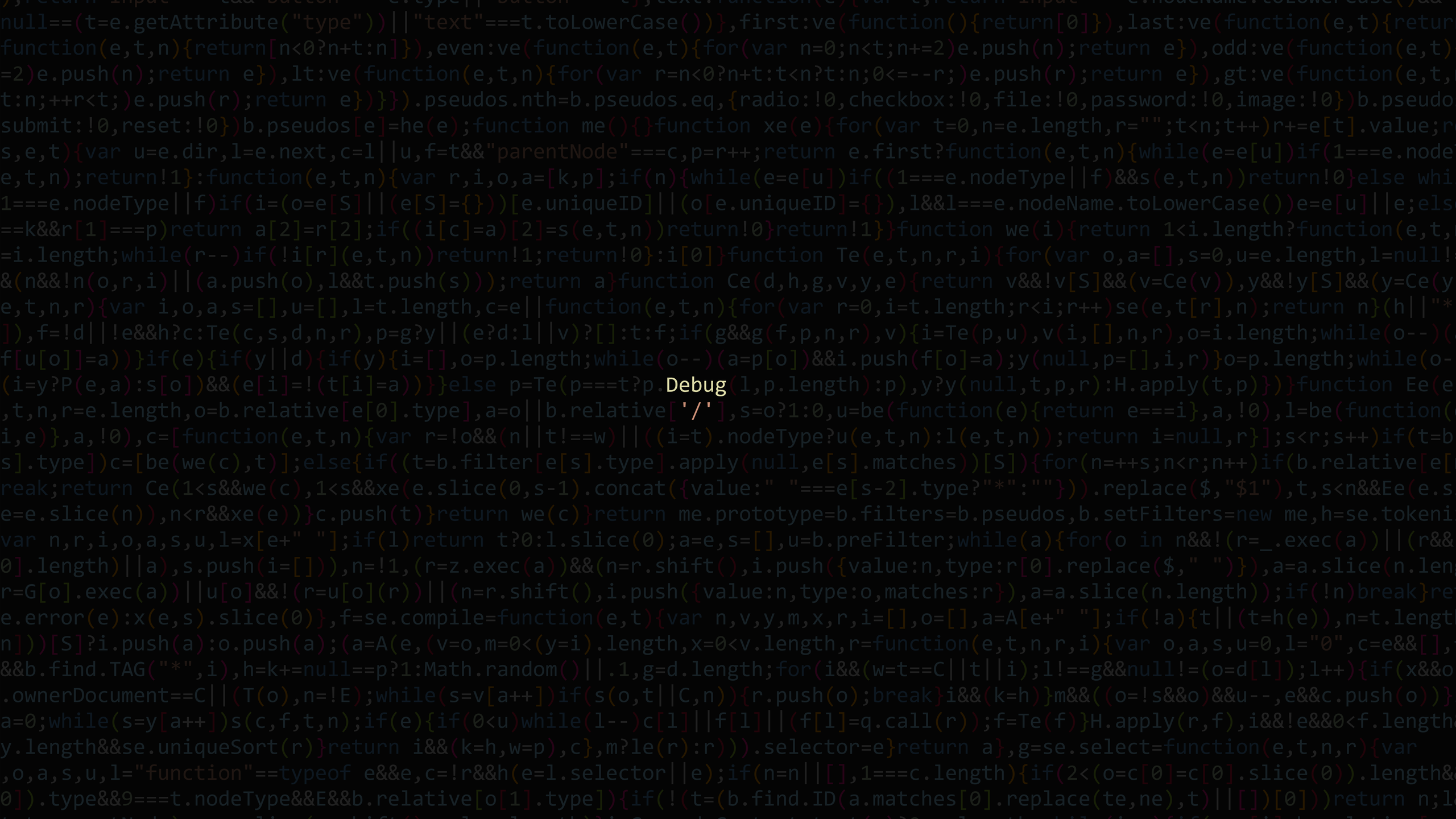 Abstract code on a dark background HD Wallpaper