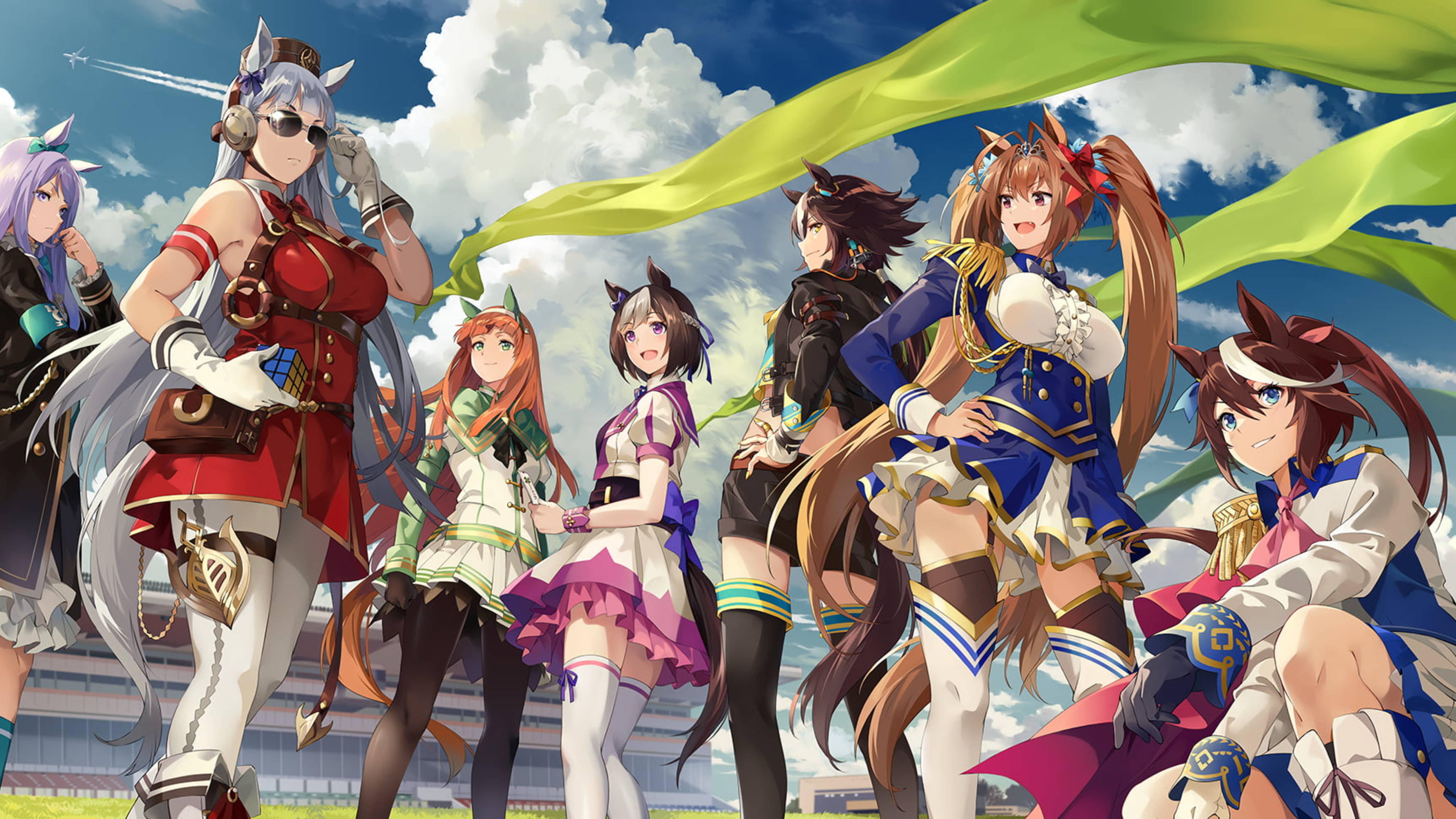 Uma Musume Pretty Derby Group of Horse Girls HD Wallpaper
