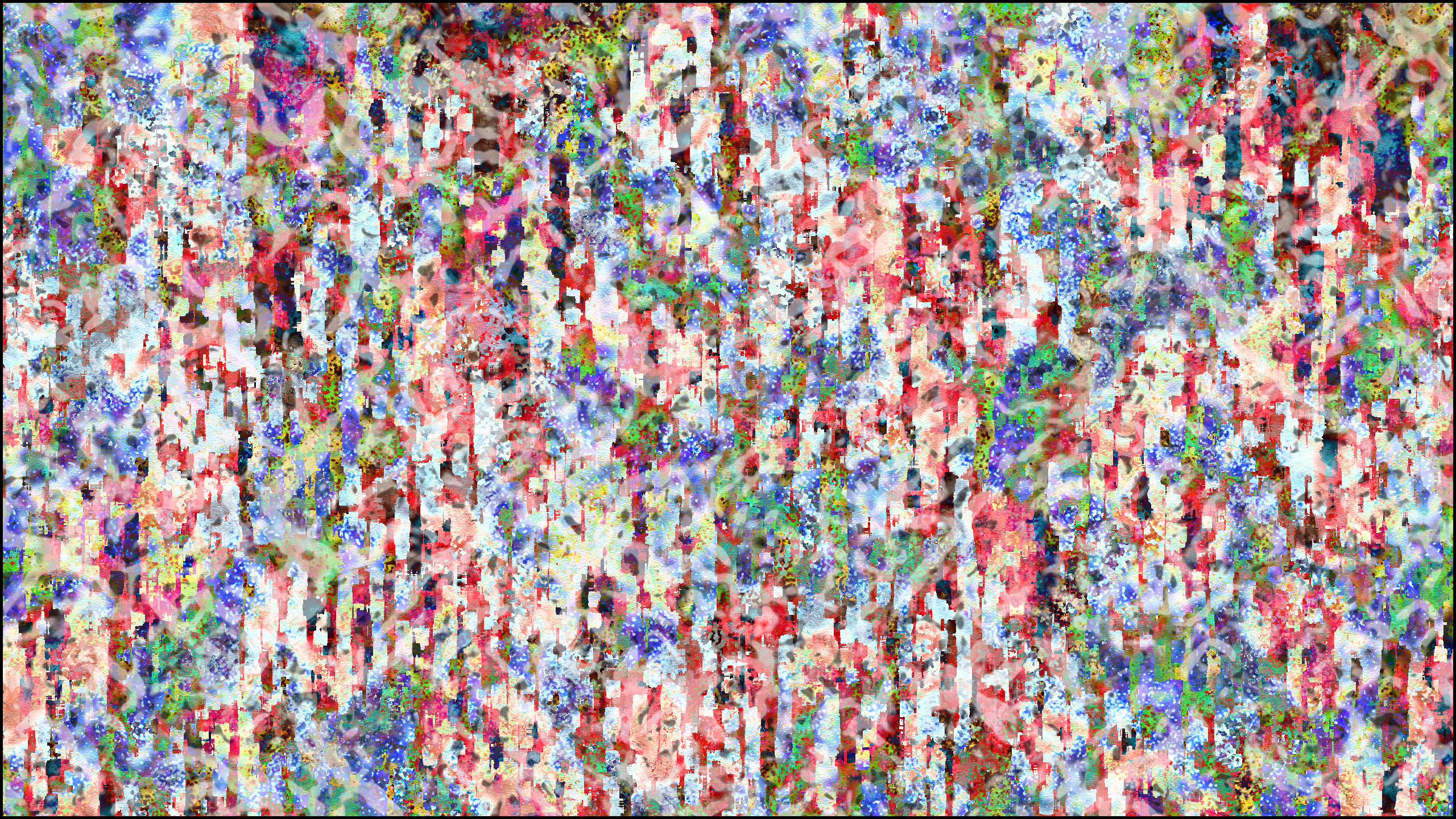 Colorful abstract pattern with vertical lines HD Wallpaper