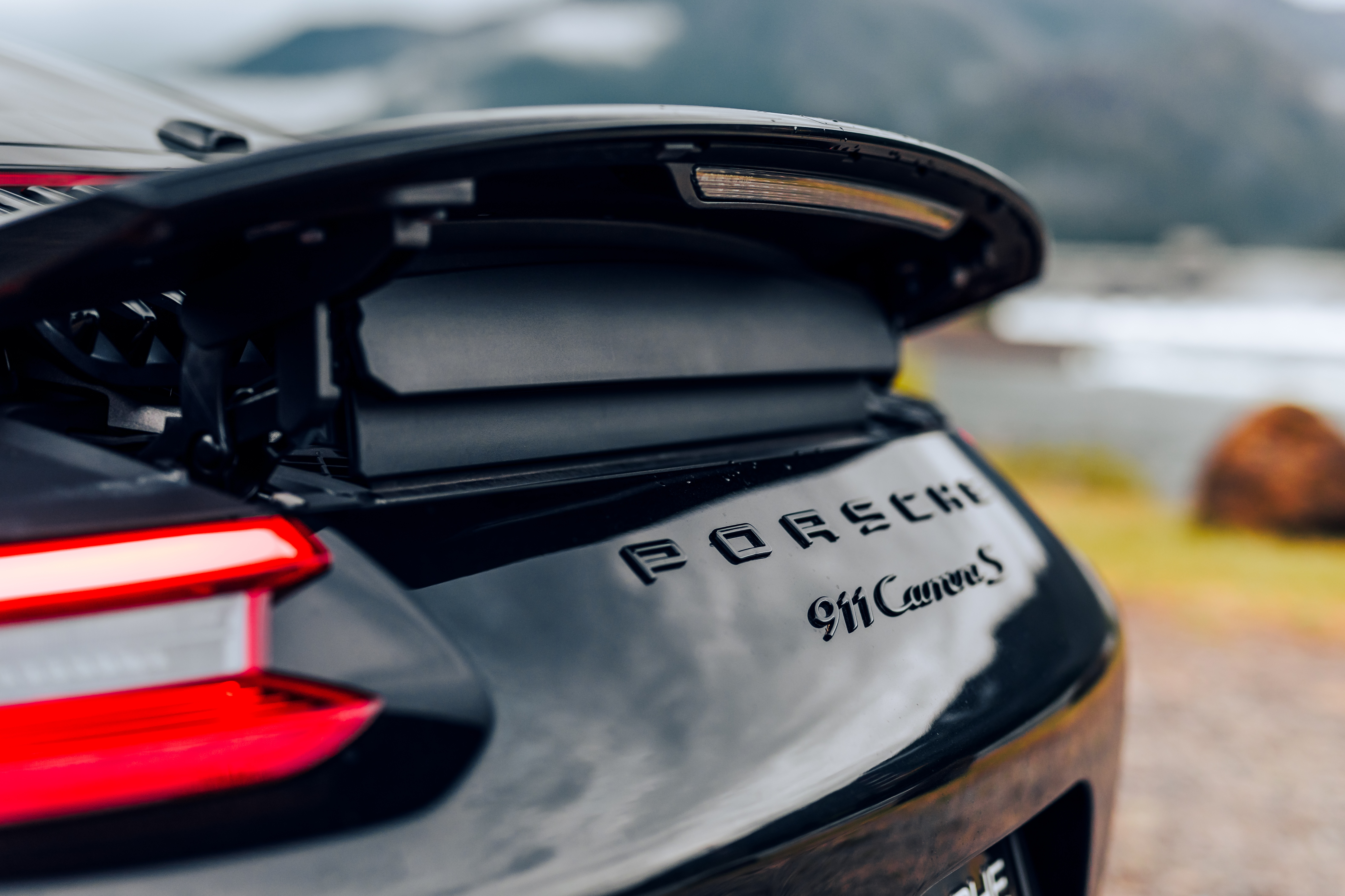 Porsche 911 Carrera S rear detail HD Wallpaper