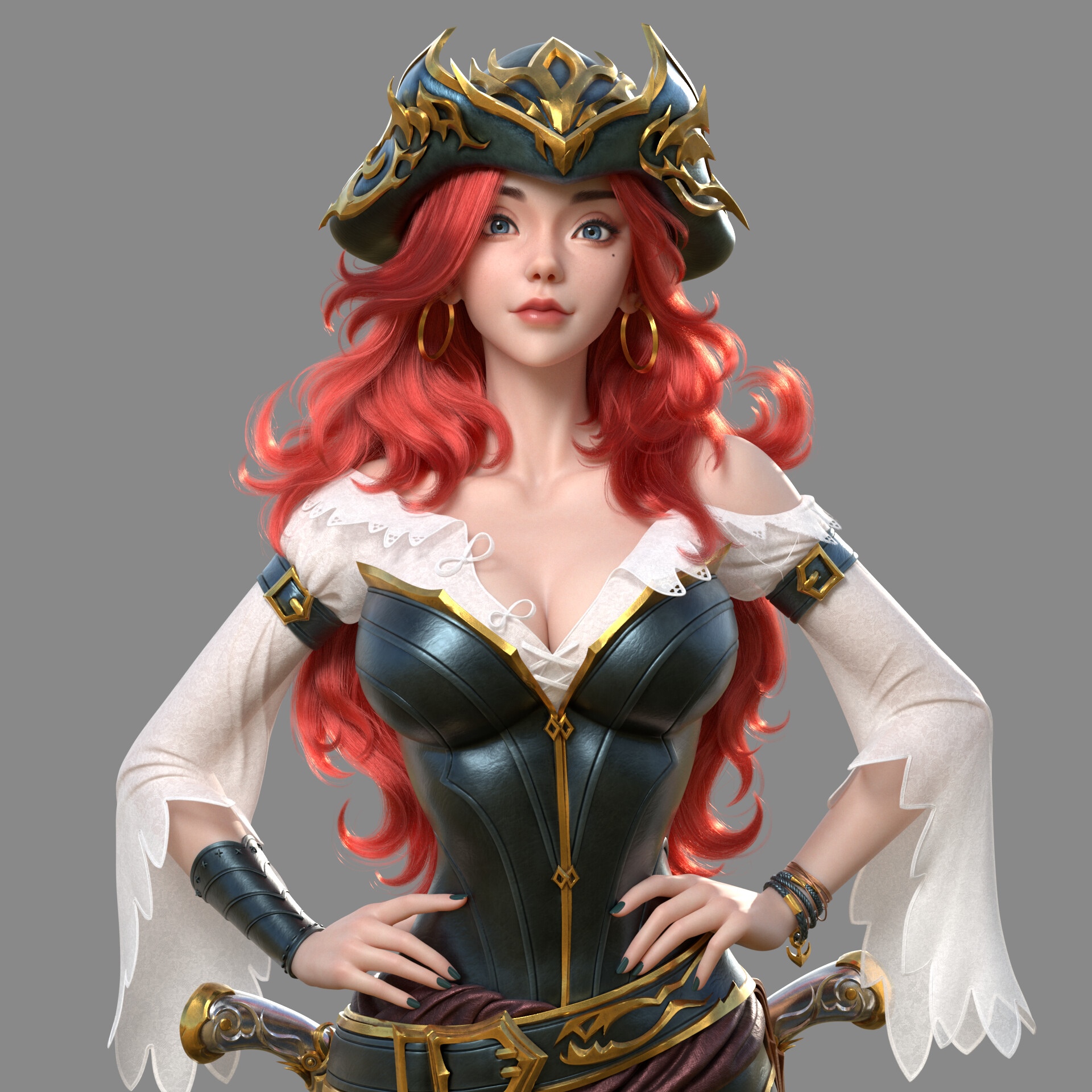 Miss Fortune from League of Legends HD Wallpaper