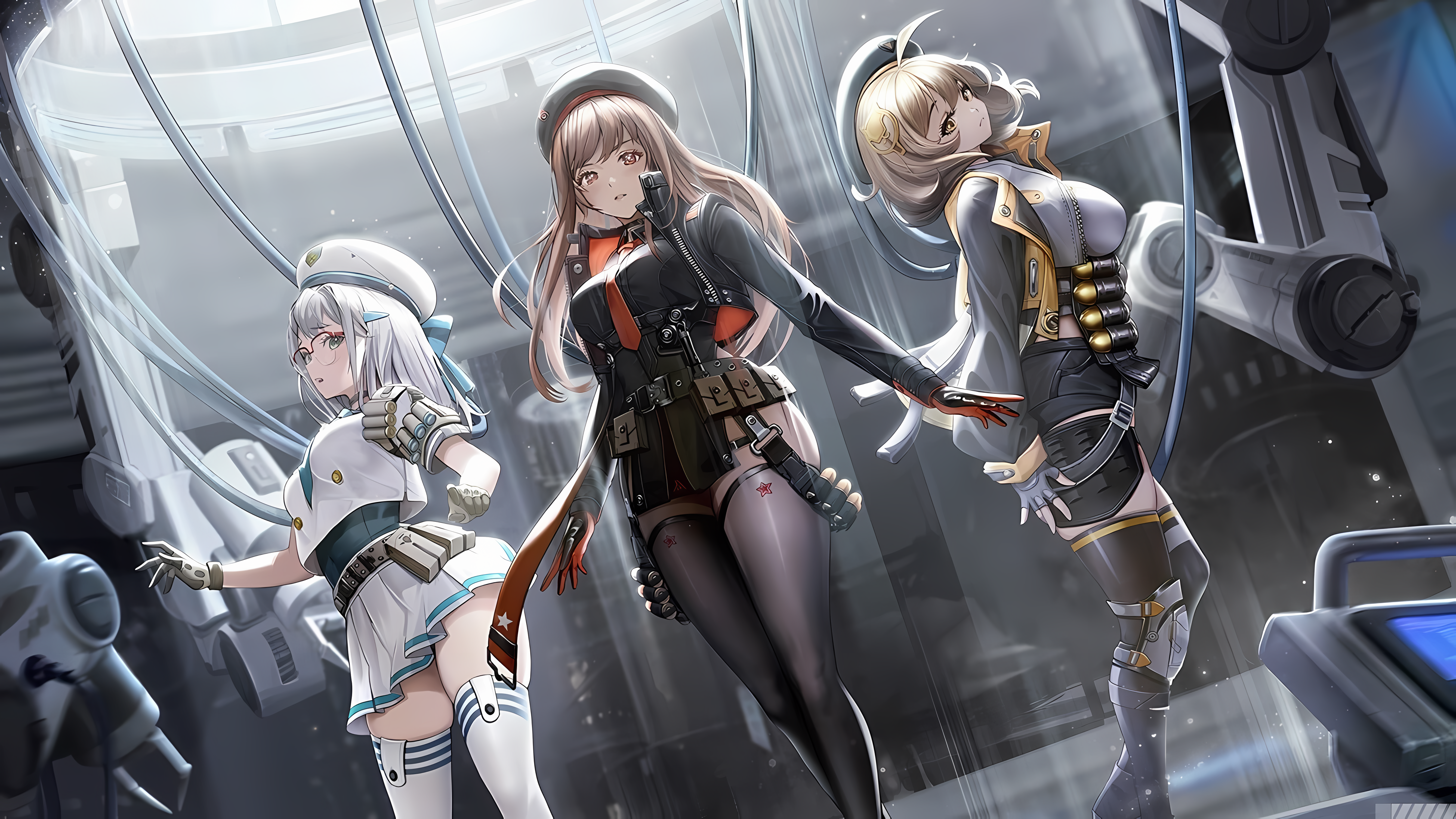 4K Nikke: The Goddess of Victory Women Trio HD Wallpaper