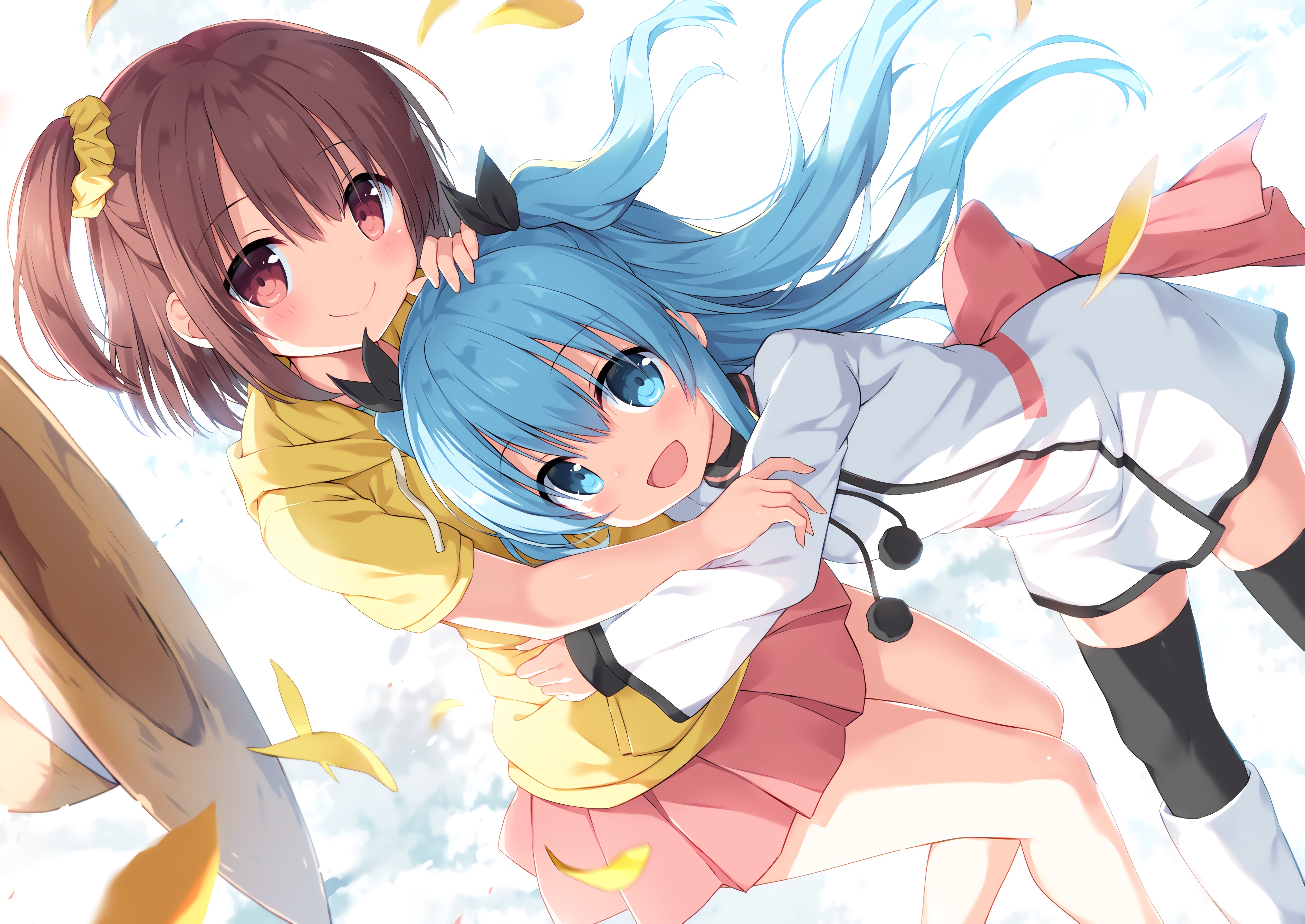 4K Noel and Komiya Nonoka from Sora no Method HD Wallpaper