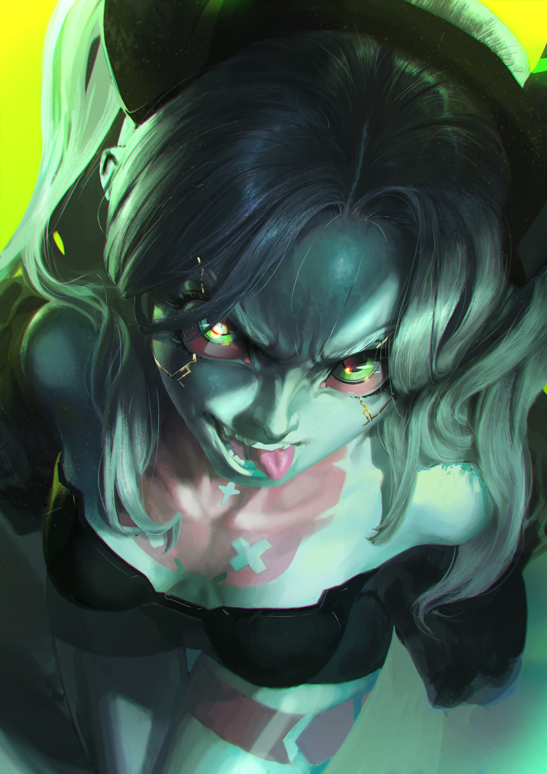Rebecca from Cyberpunk: Edgerunners fan art HD Phone Wallpaper