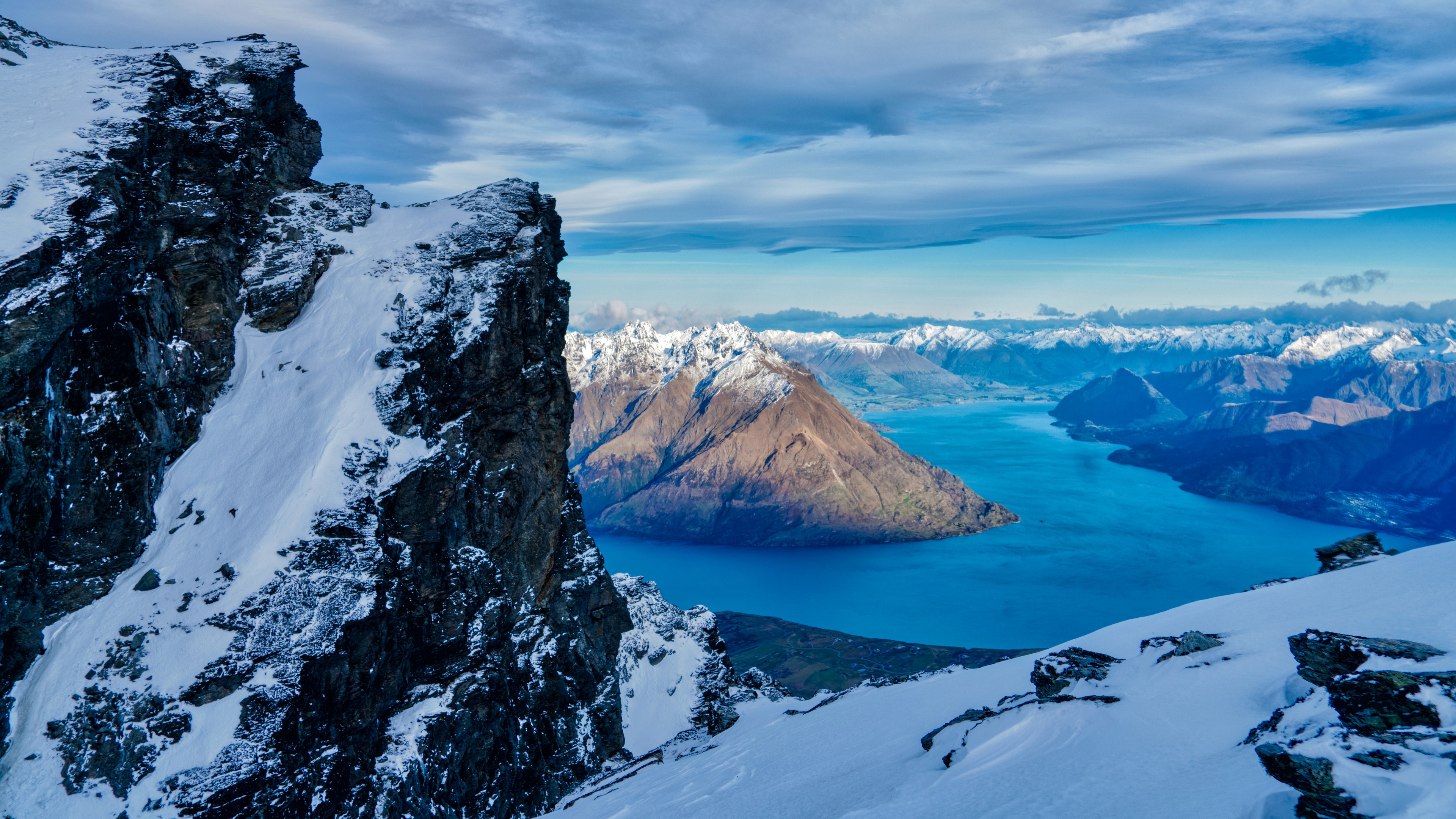 4K Snow Mountains Landscape in New Zealand HD Wallpaper