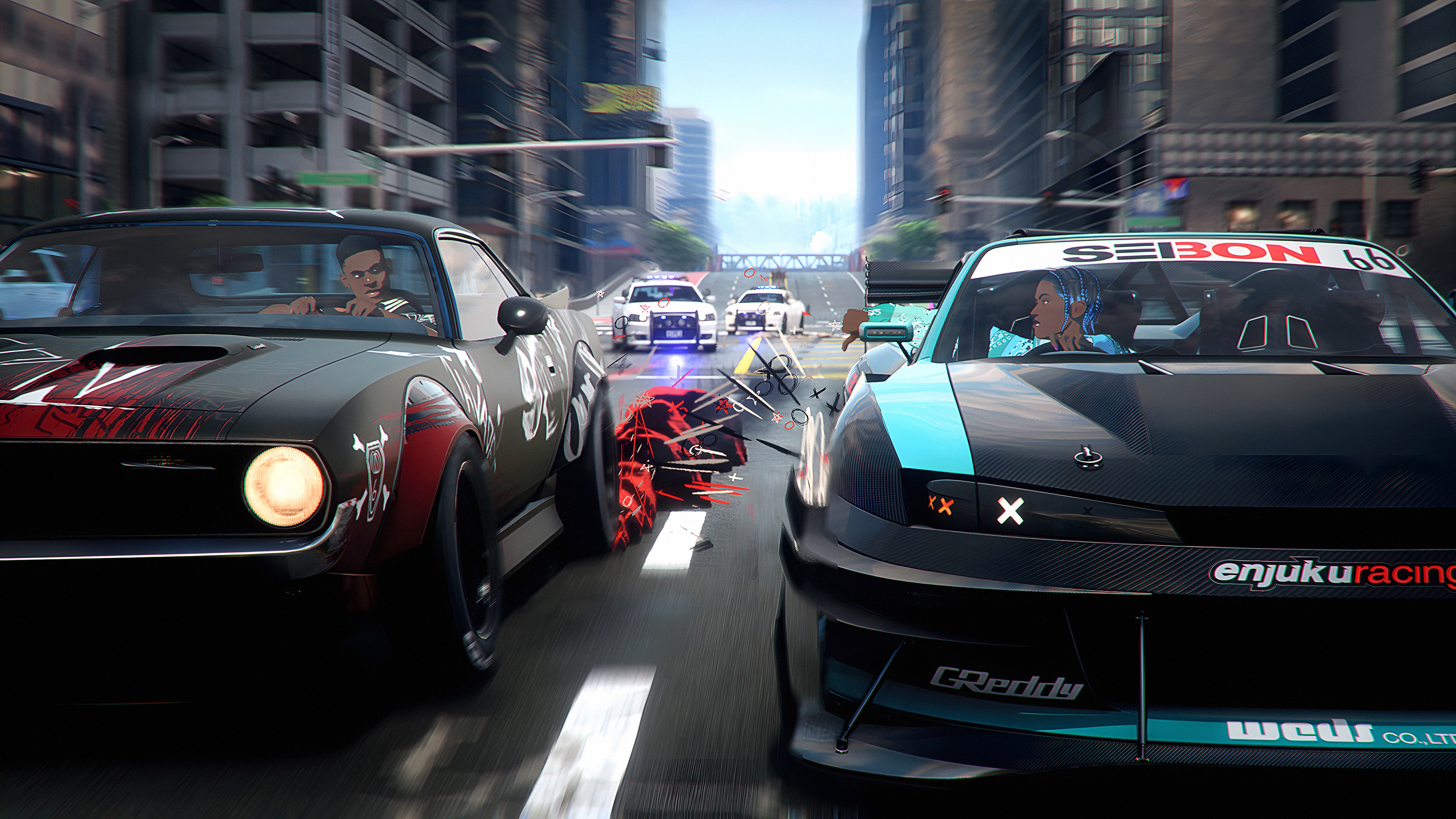 Need for Speed Unbound 4K car race HD Wallpaper