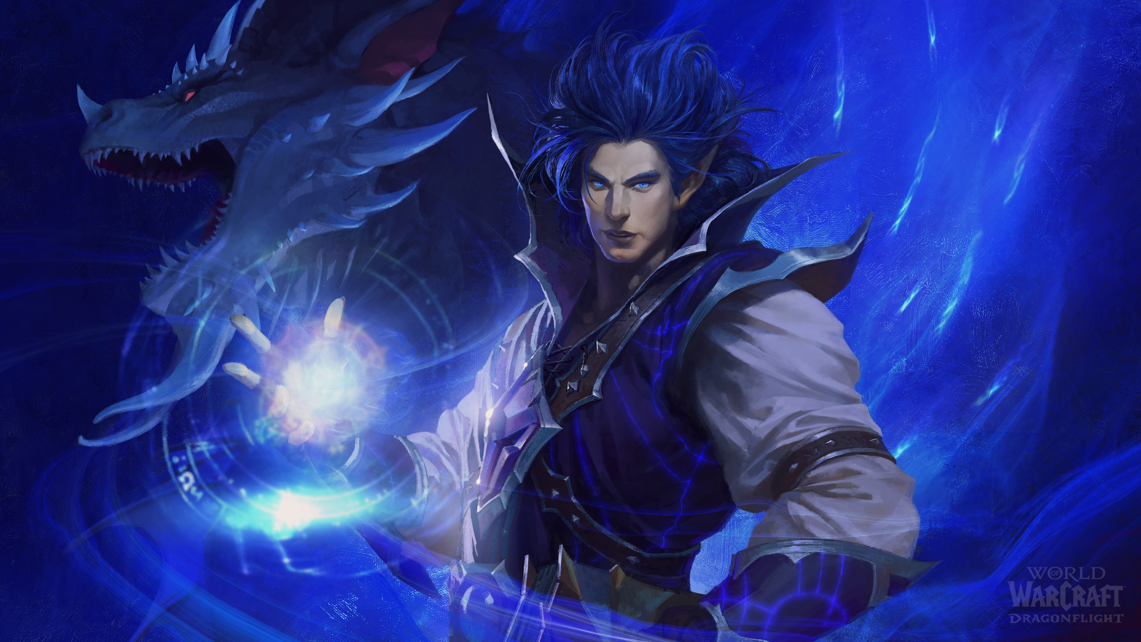 4K World of Warcraft Dragonflight Kalecgos HD Wallpaper