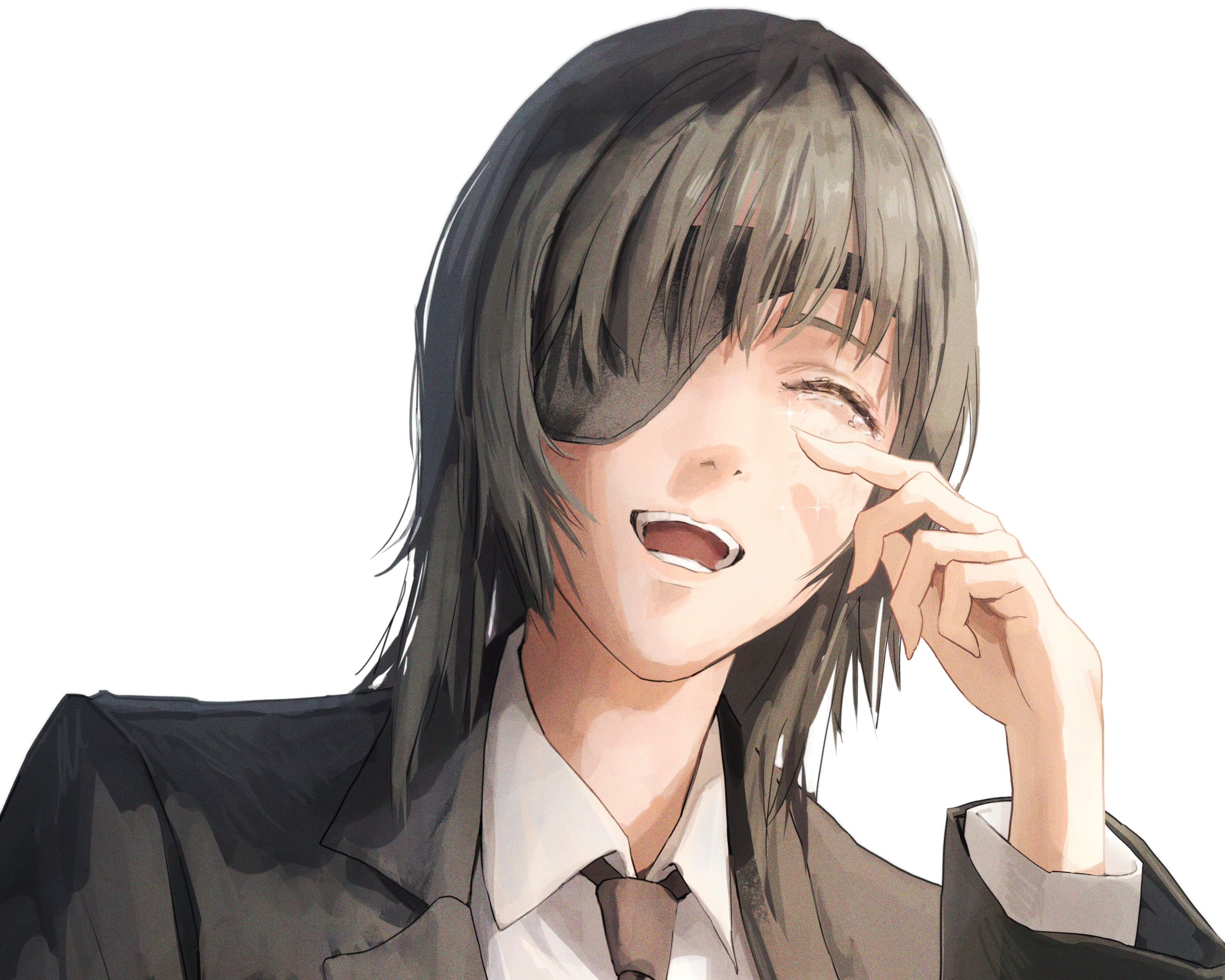 Himeno from Chainsaw Man crying HD Wallpaper