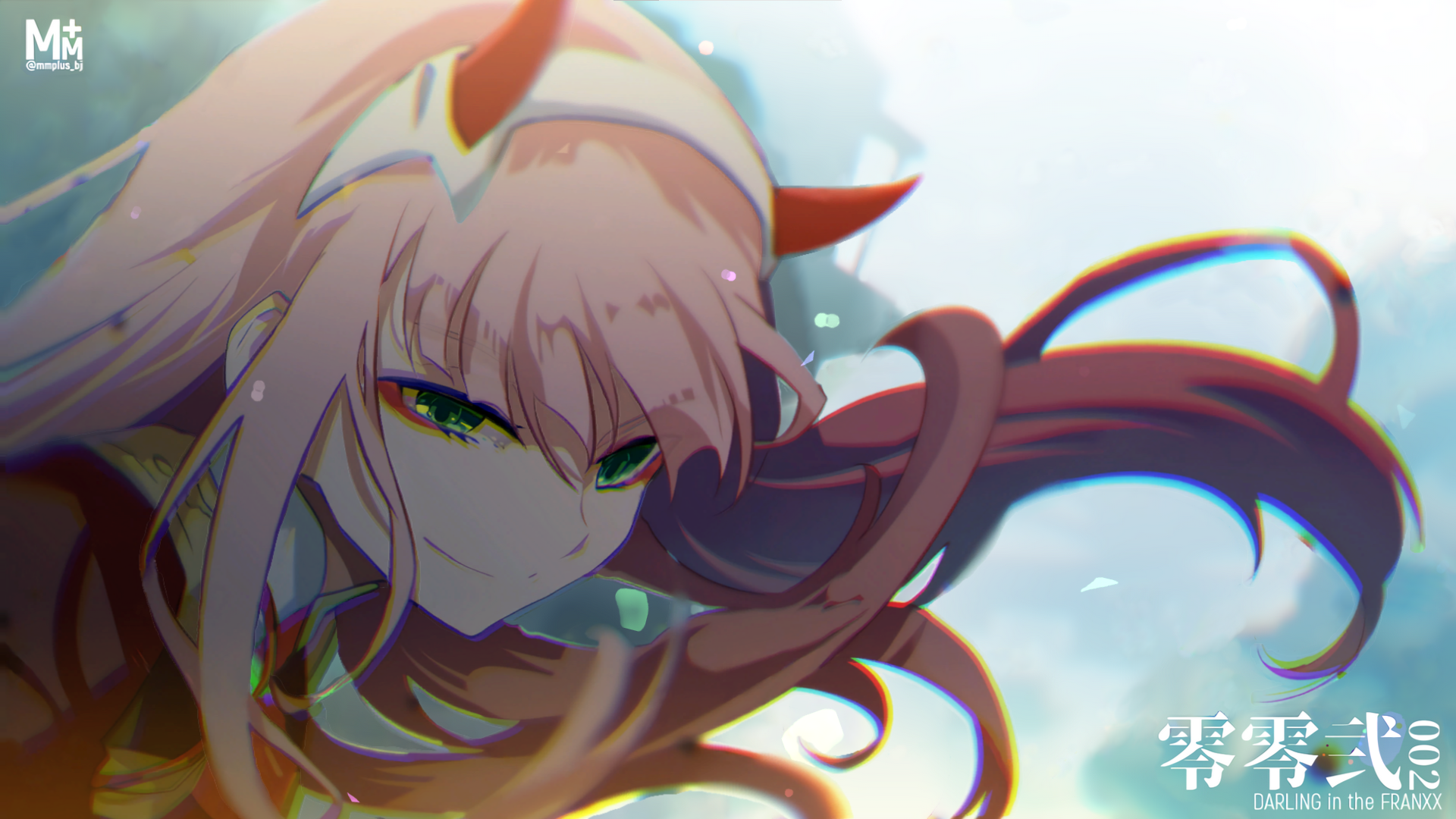Zero Two from Darling in the FranXX HD Wallpaper