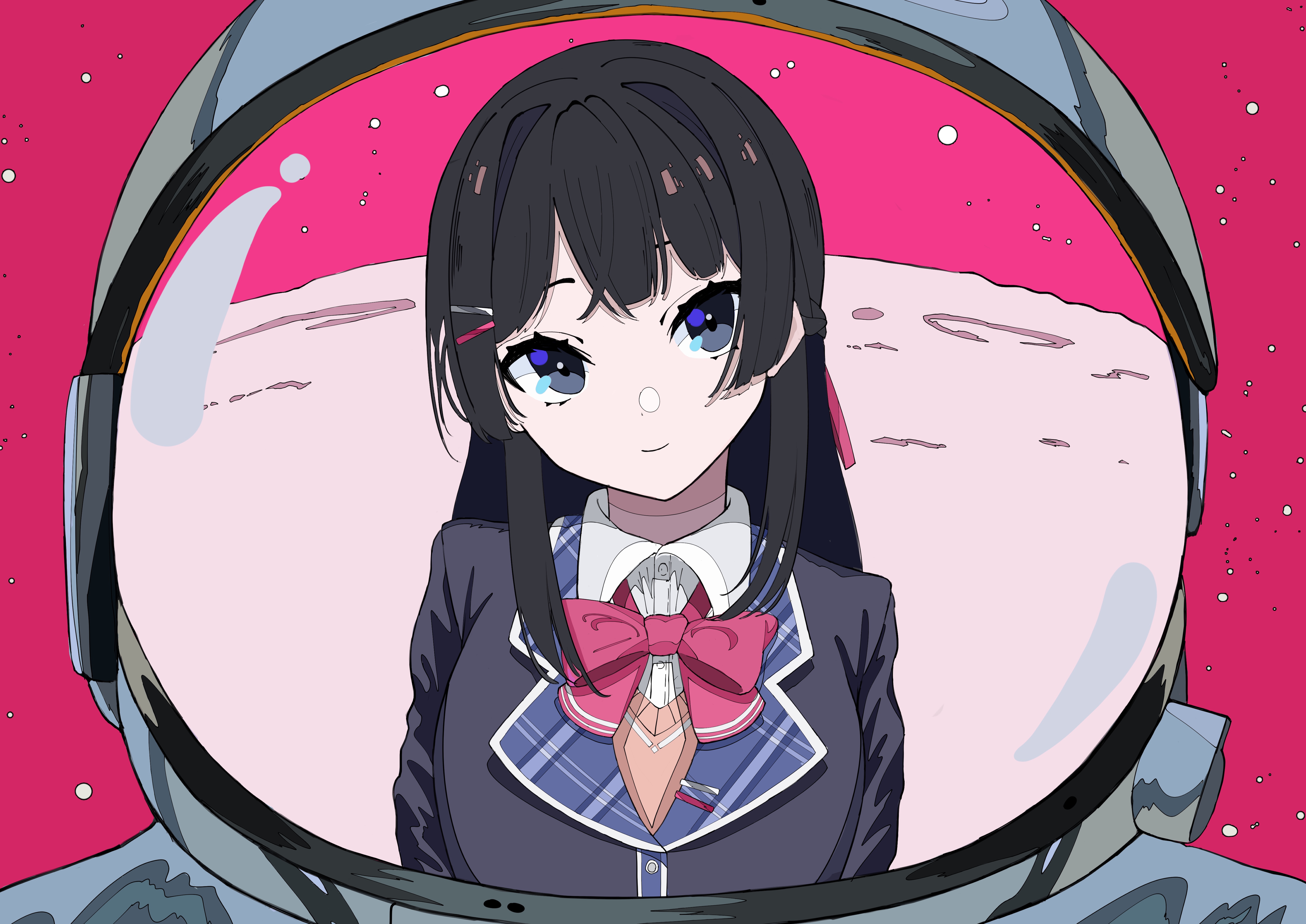 4K Tsukino Mito in a spacesuit HD Wallpaper