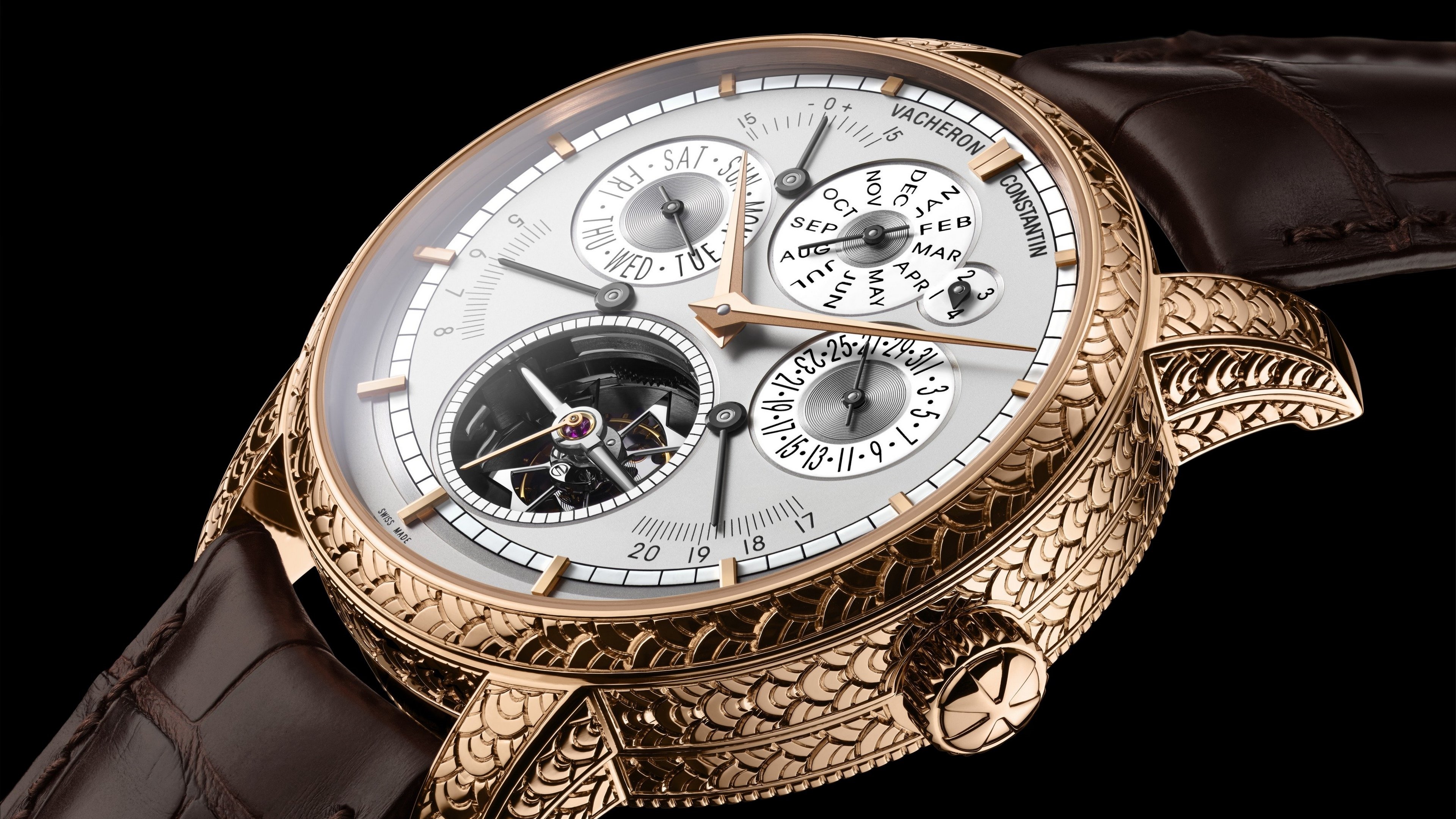 Vacheron Constantin Luxury Watch with Tourbillon HD Wallpaper