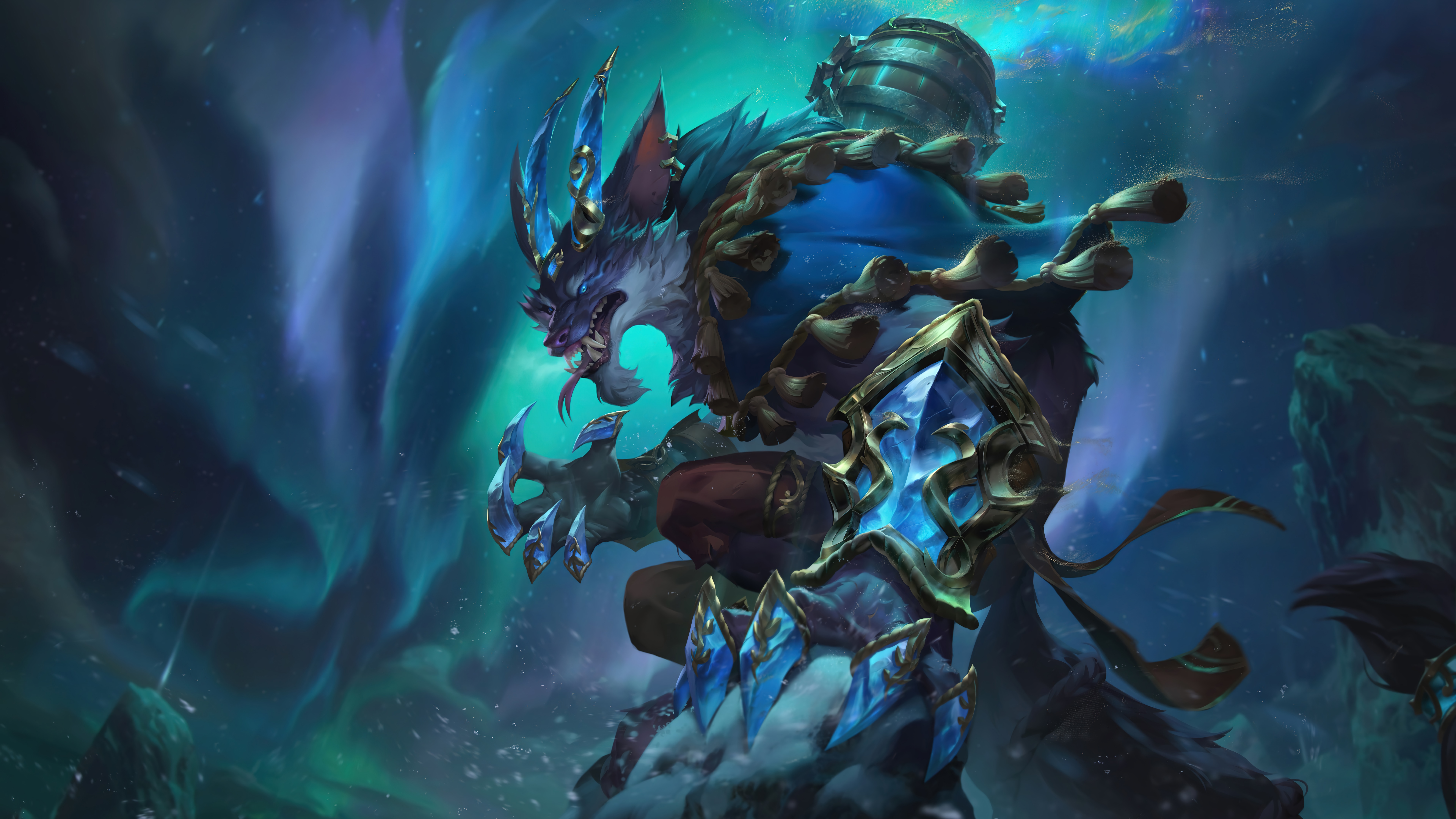 4K Winterblessed Warwick League of Legends HD Wallpaper
