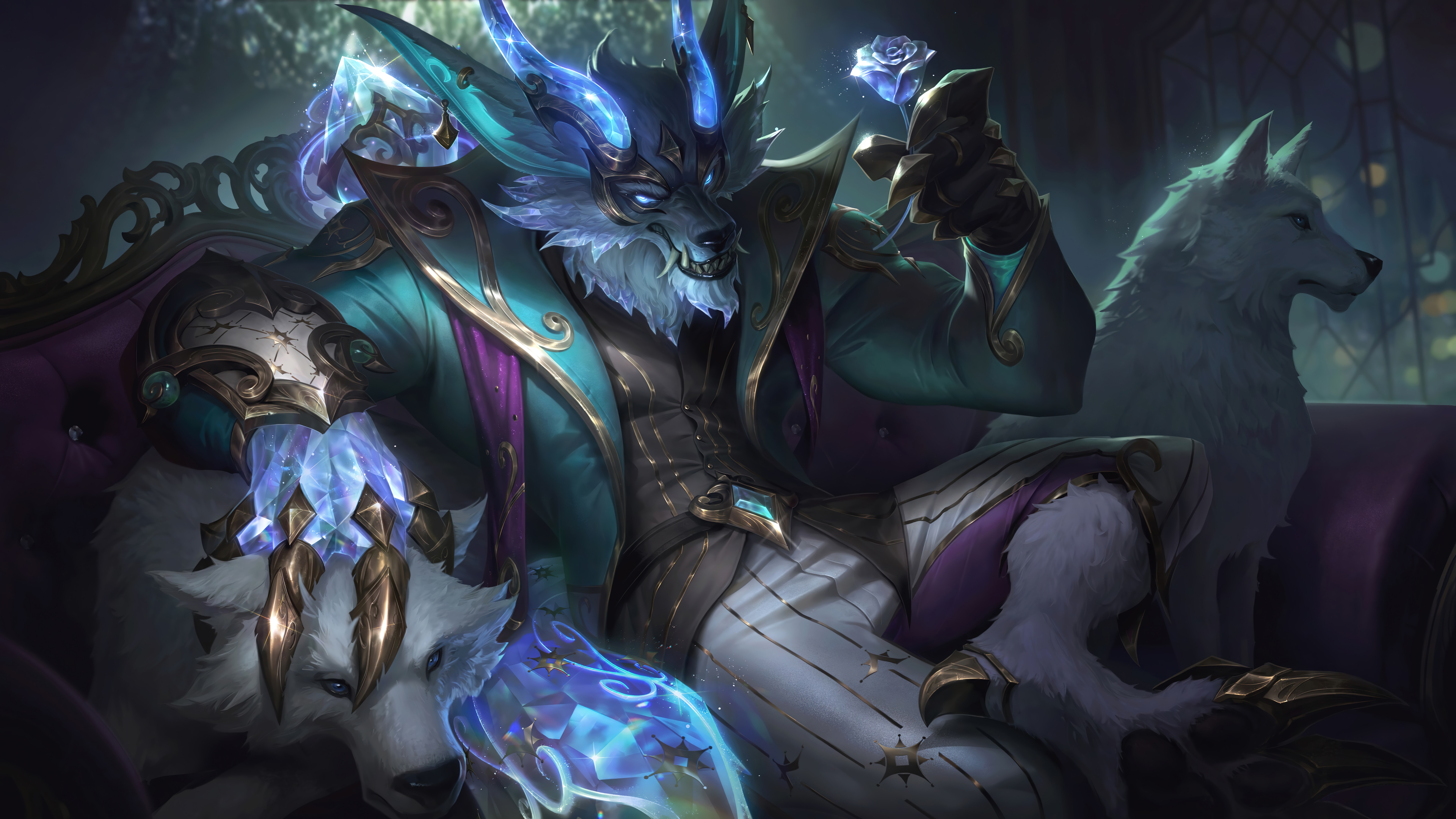 4K Winterblessed Warwick Prestige Edition League of Legends HD Wallpaper