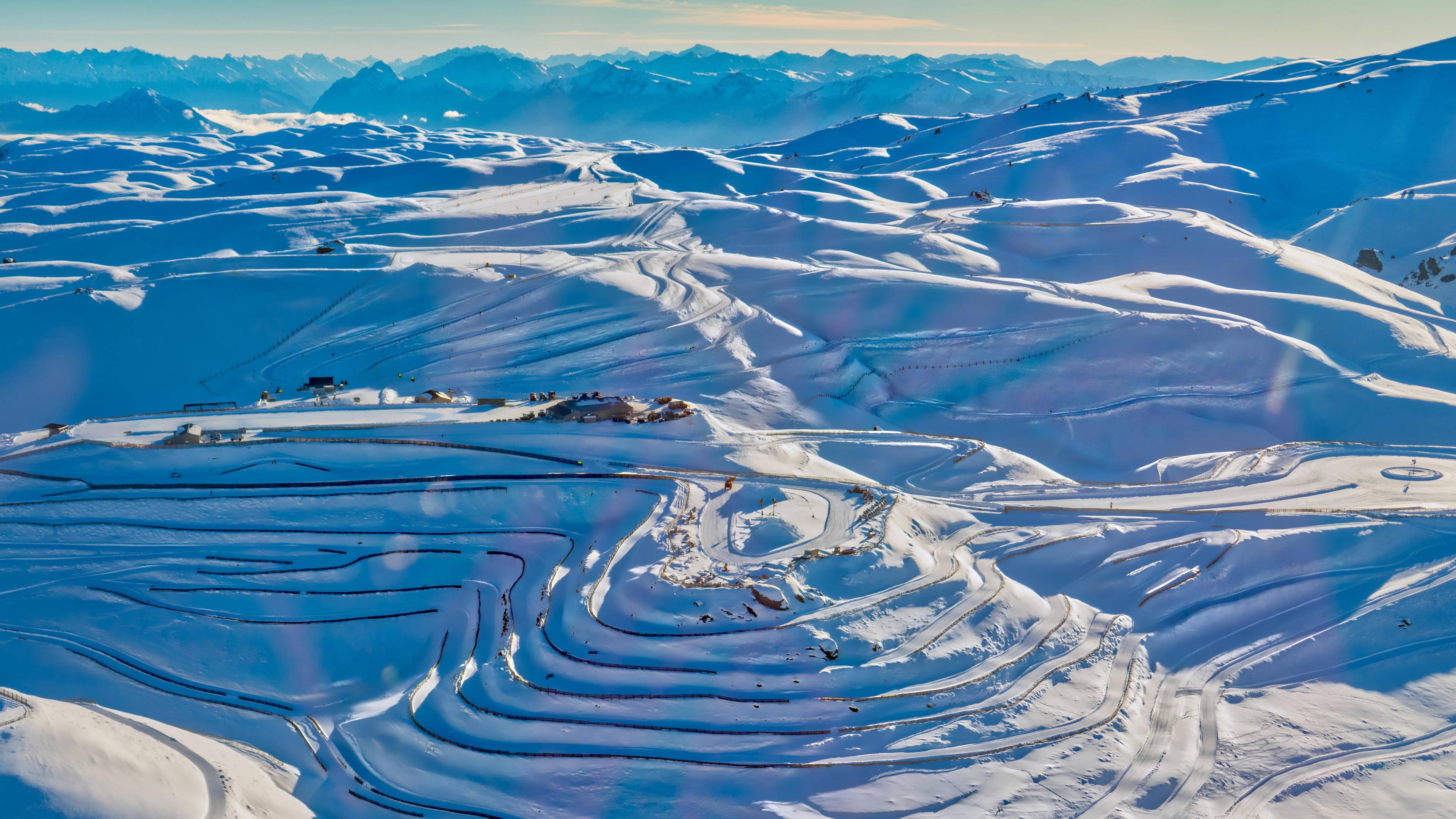 4K Snowy Mountain Landscape in New Zealand HD Wallpaper