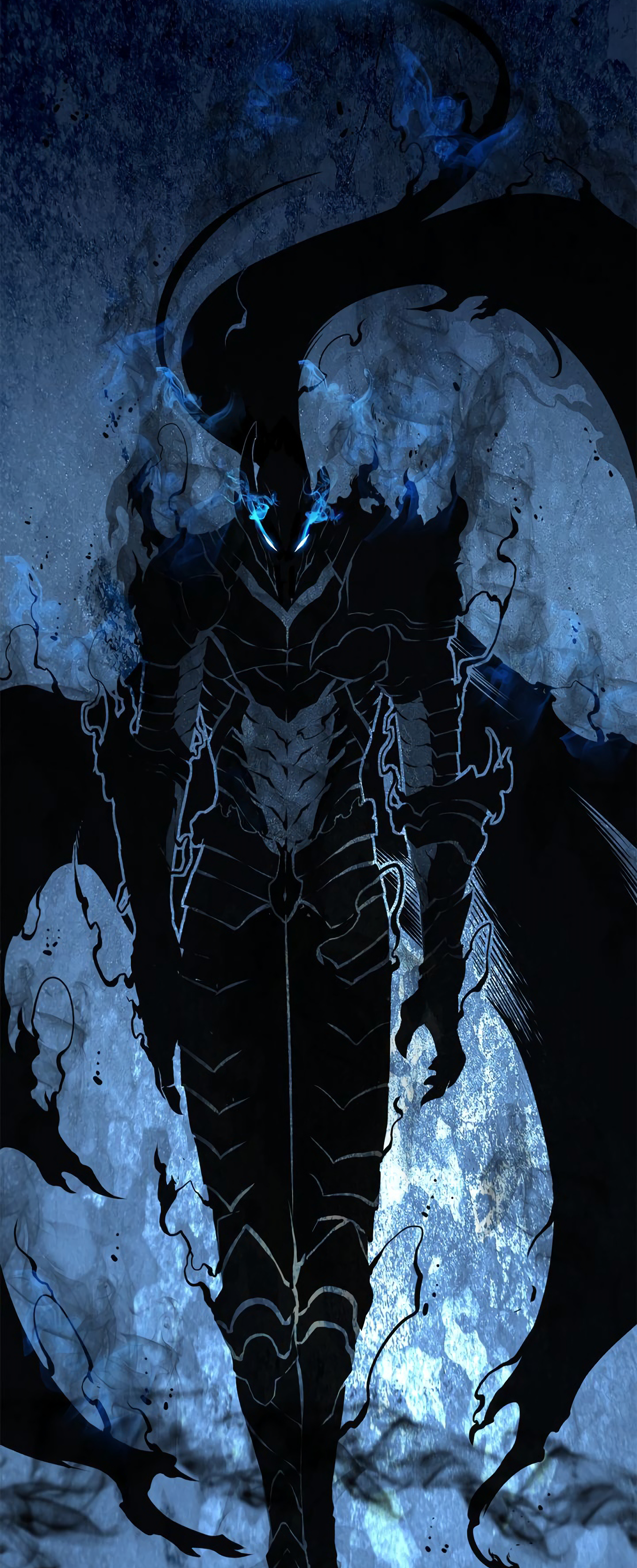 Igris the Shadow Monarch from Solo Leveling HD Phone Wallpaper