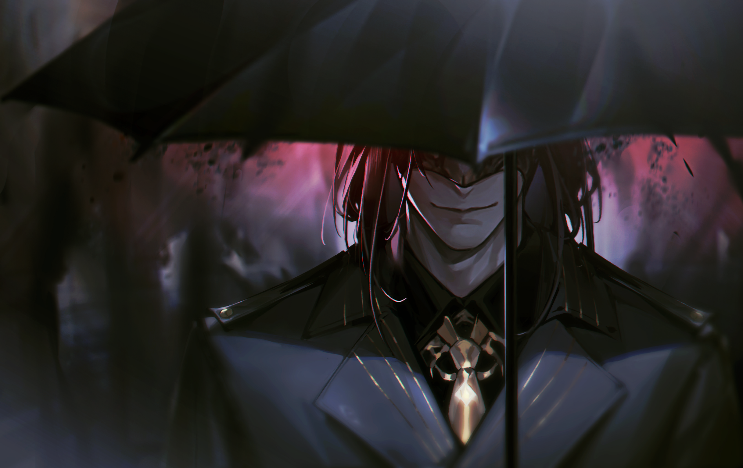 Path to Nowhere character under an umbrella HD Wallpaper