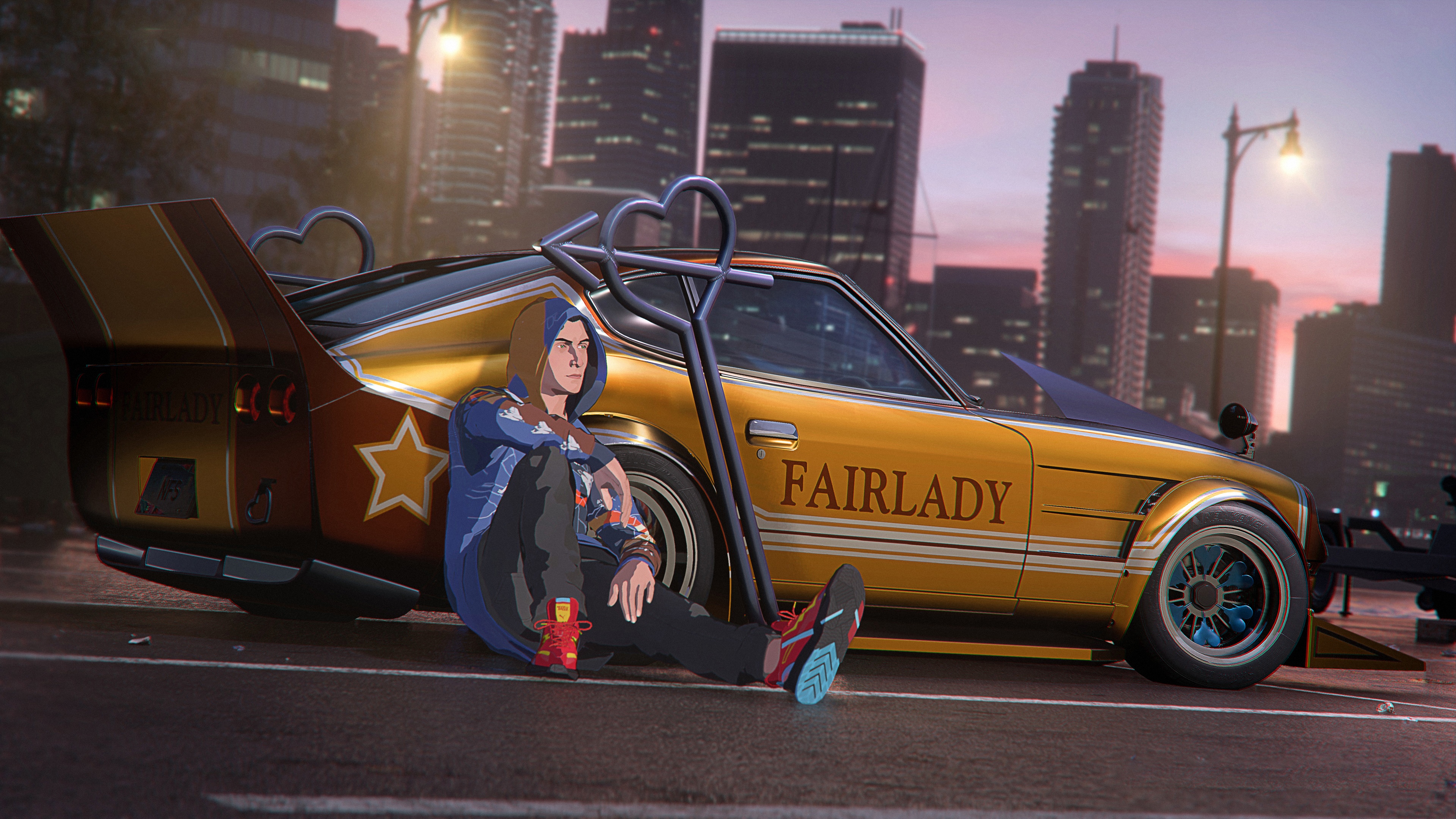 4K Need for Speed Unbound Fairlady Car HD Wallpaper