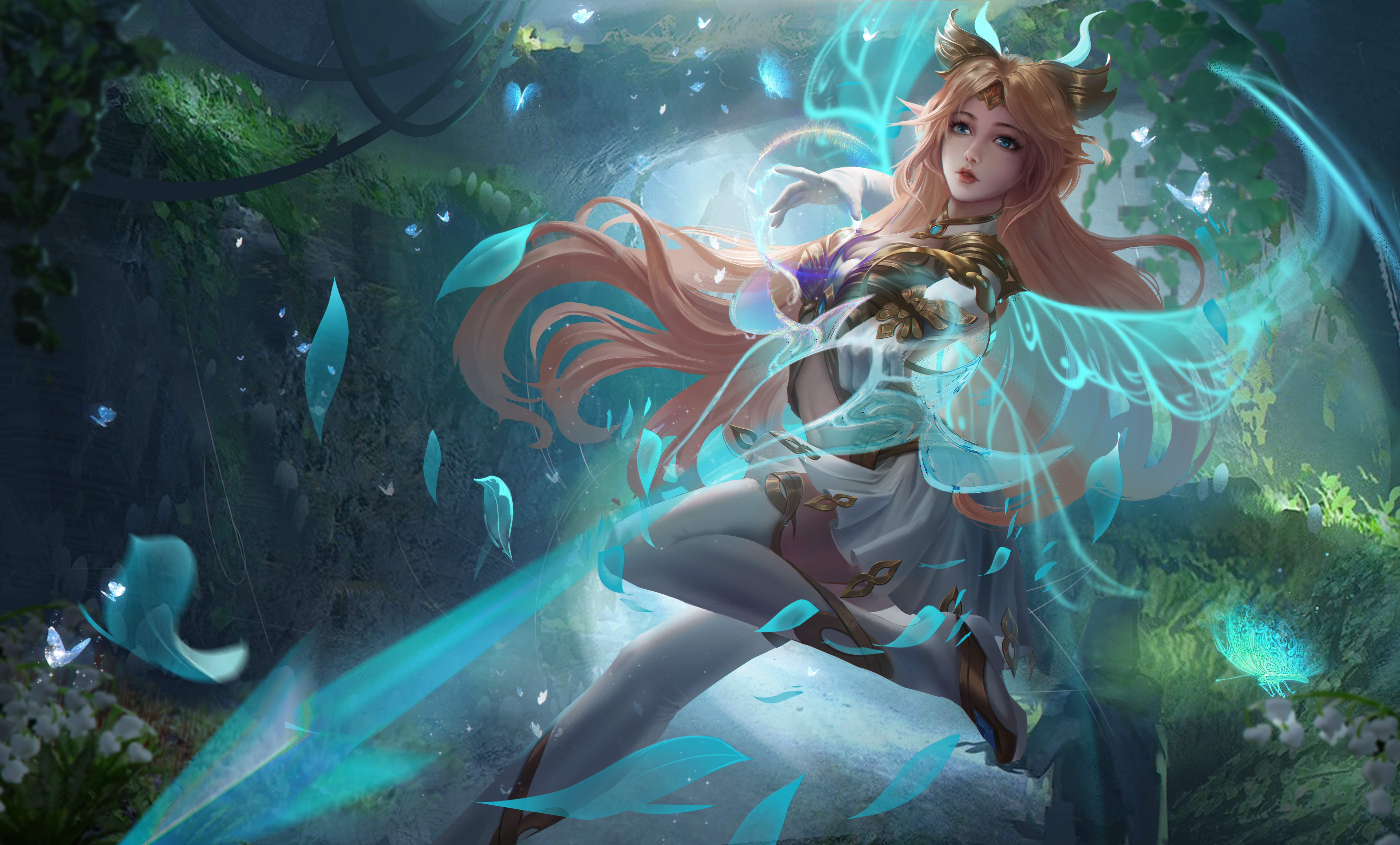 4K Honor of Kings fantasy art of Erin HD Wallpaper