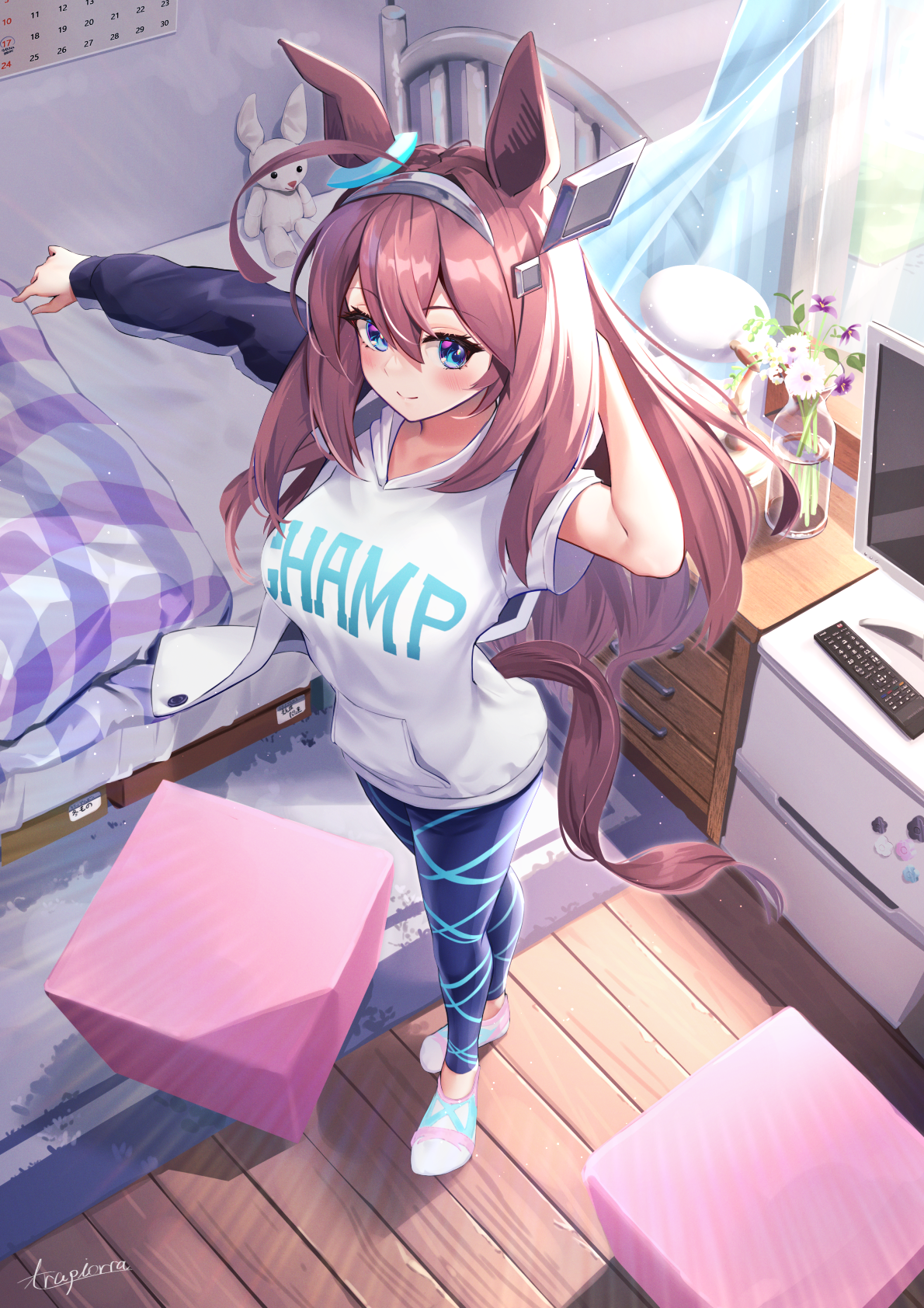 Mihono Bourbon from Uma Musume Pretty Derby HD Phone Wallpaper