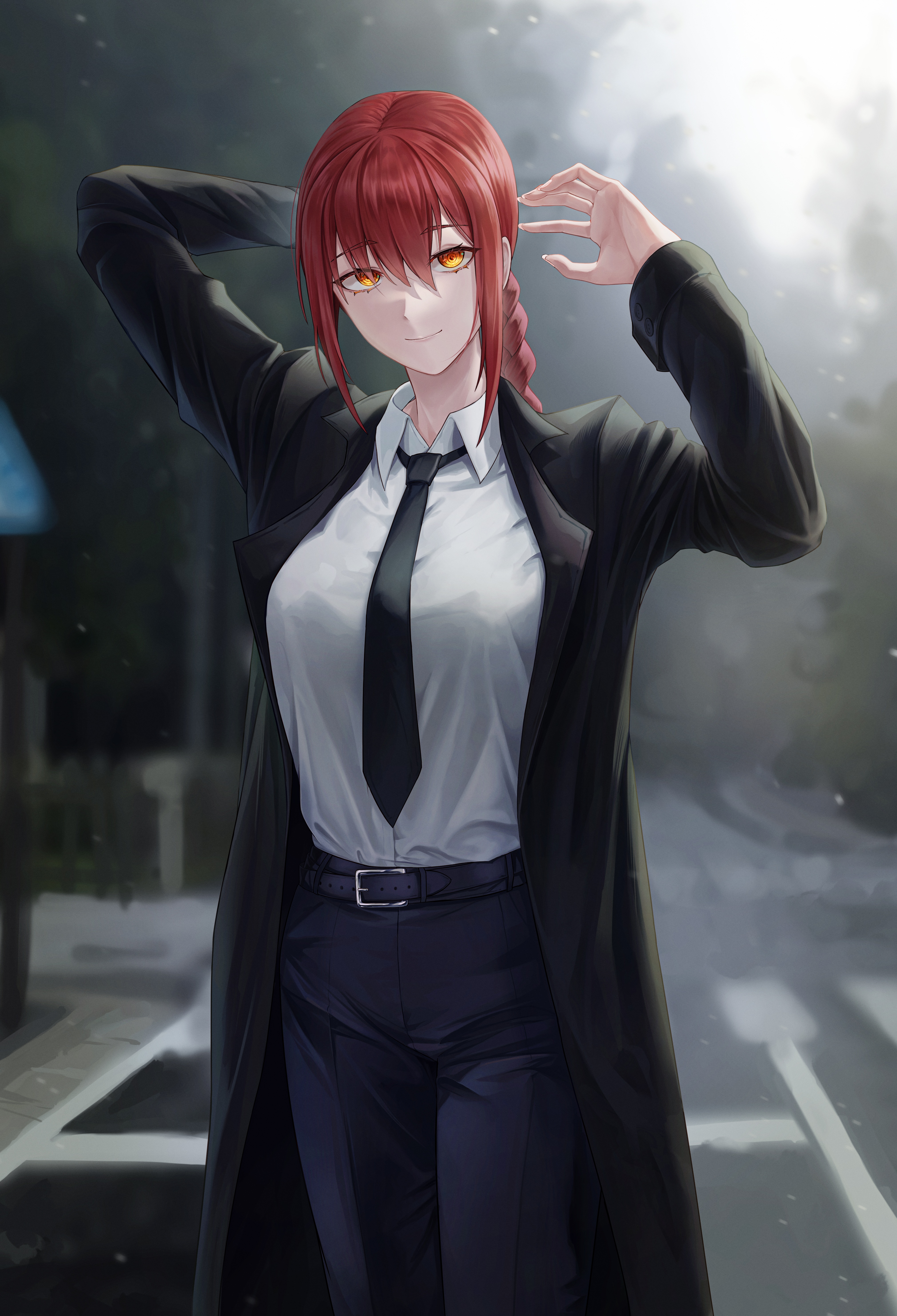 4K Makima from Chainsaw Man HD Phone Wallpaper