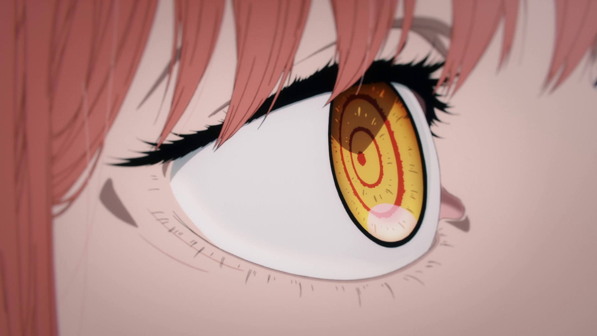 Makima's Eye from Chainsaw Man HD Wallpaper