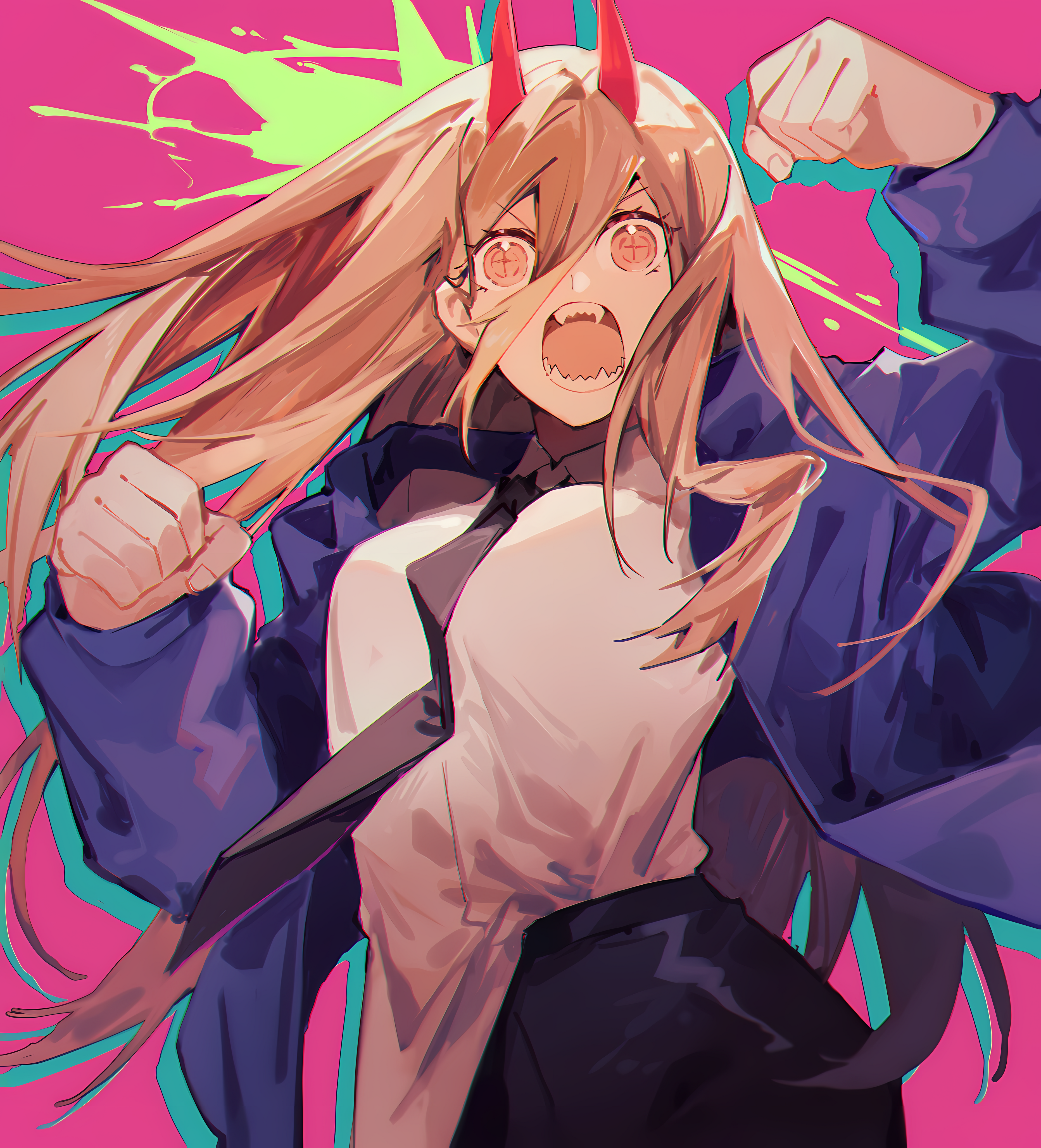 Power from Chainsaw Man HD Wallpaper