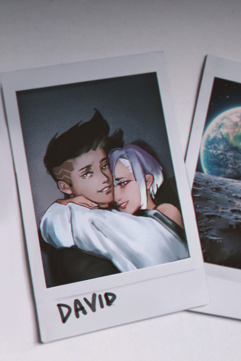David Martinez and Lucy from Cyberpunk: Edgerunners HD Phone Wallpaper
