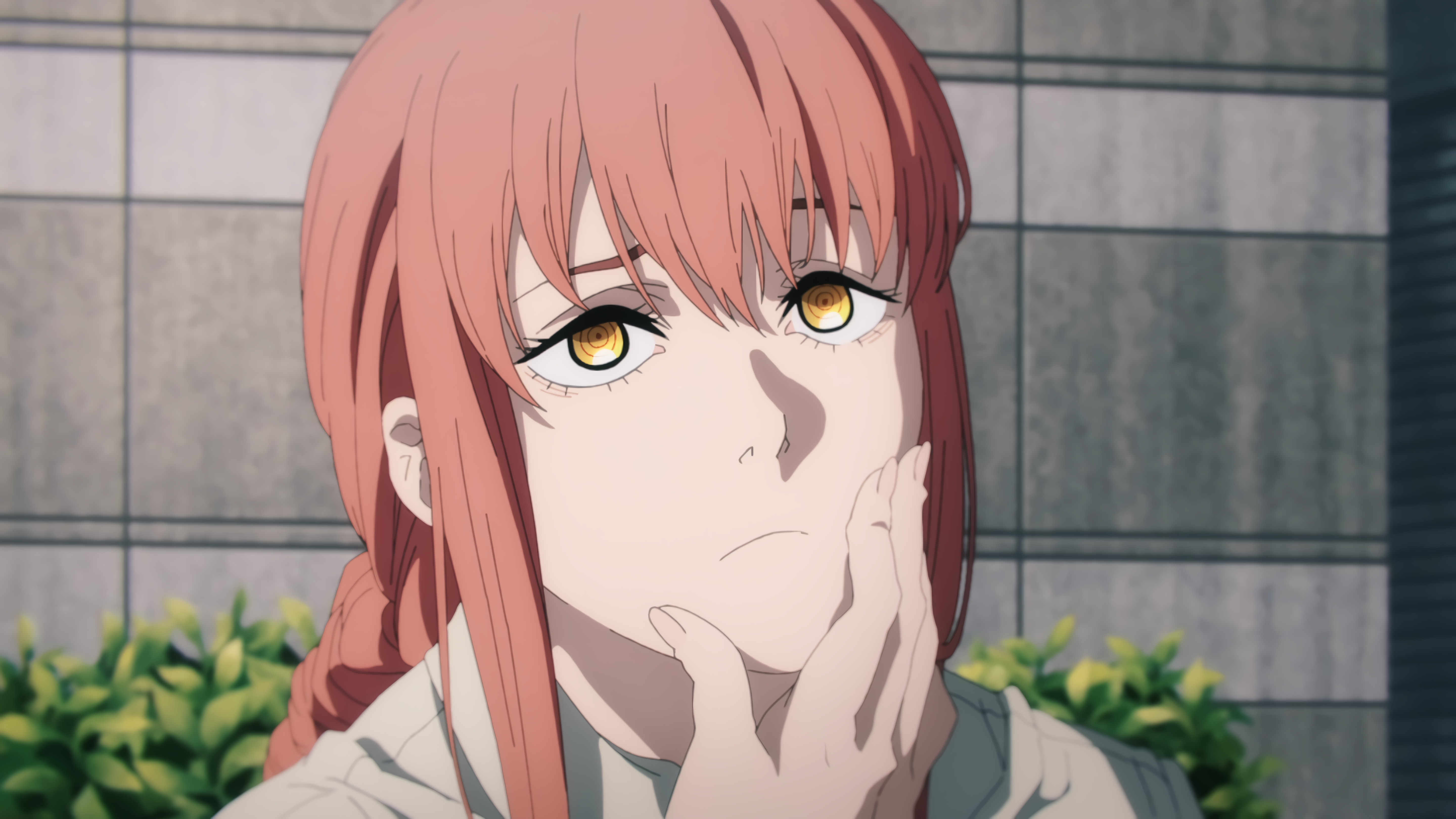 4K Makima from Chainsaw Man Anime Screenshot HD Wallpaper