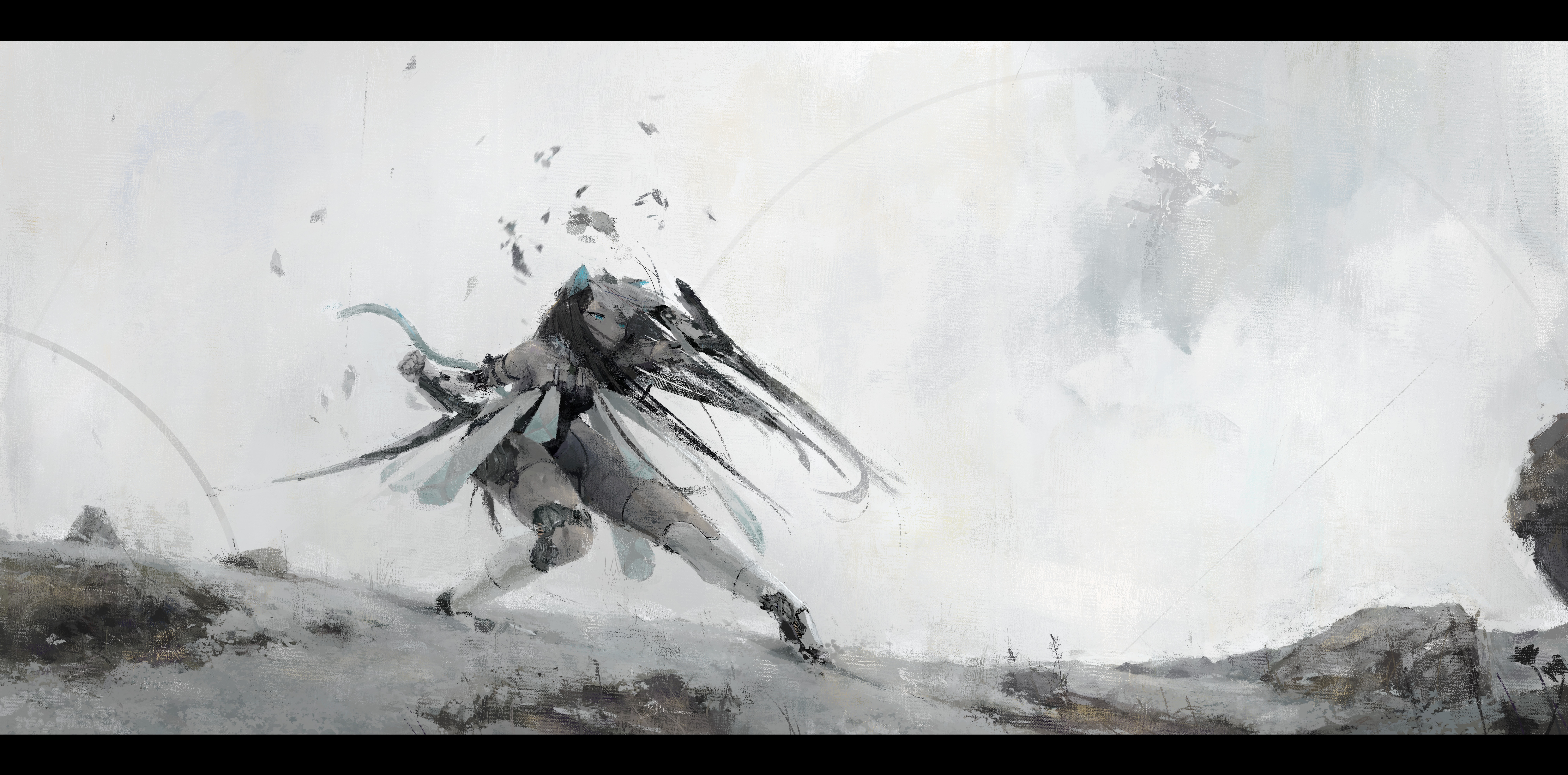 4K landscape with Xiao Hei Ya HD Wallpaper