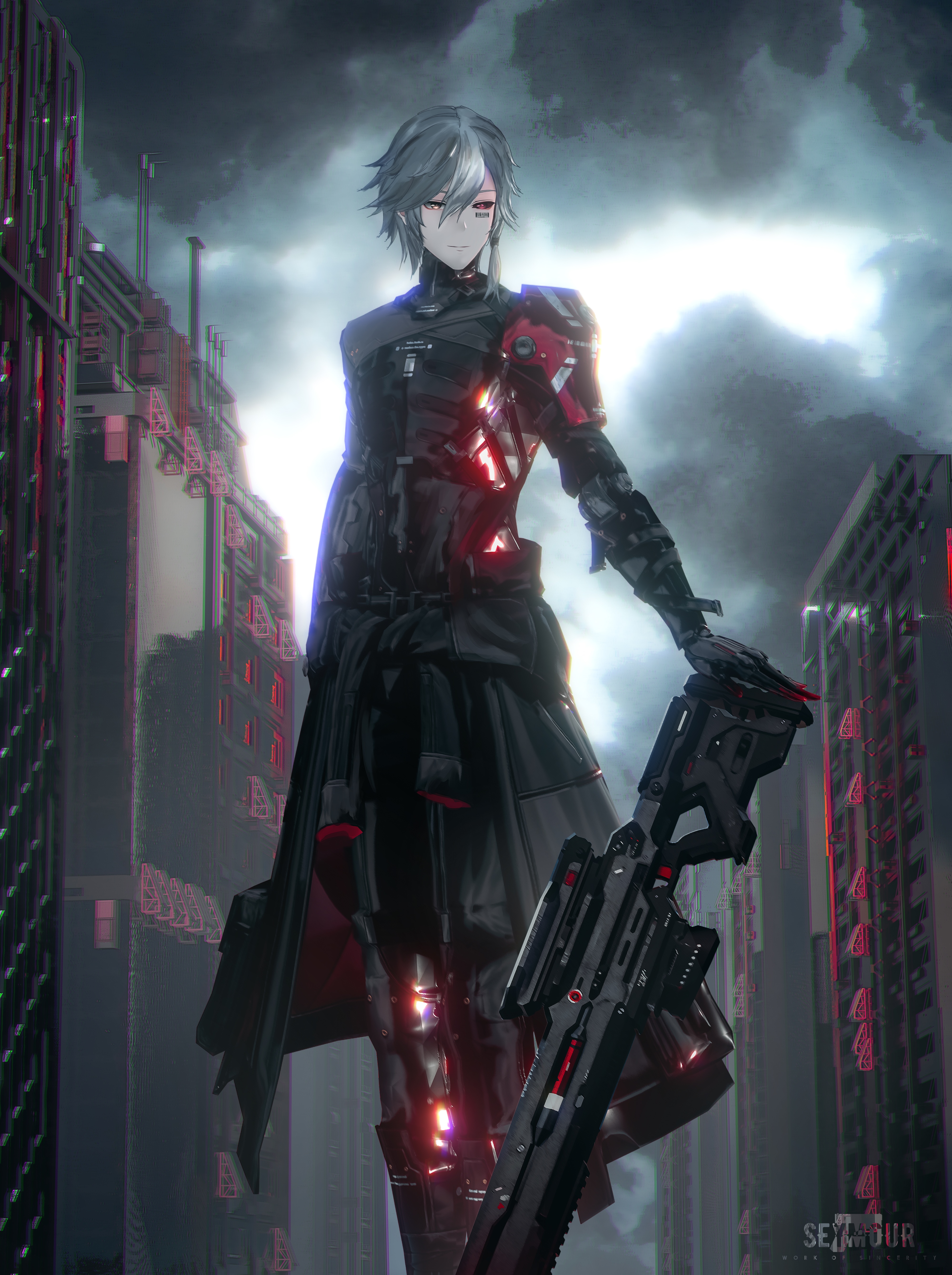 4K Punishing: Gray Raven Roland with Gun HD Phone Wallpaper