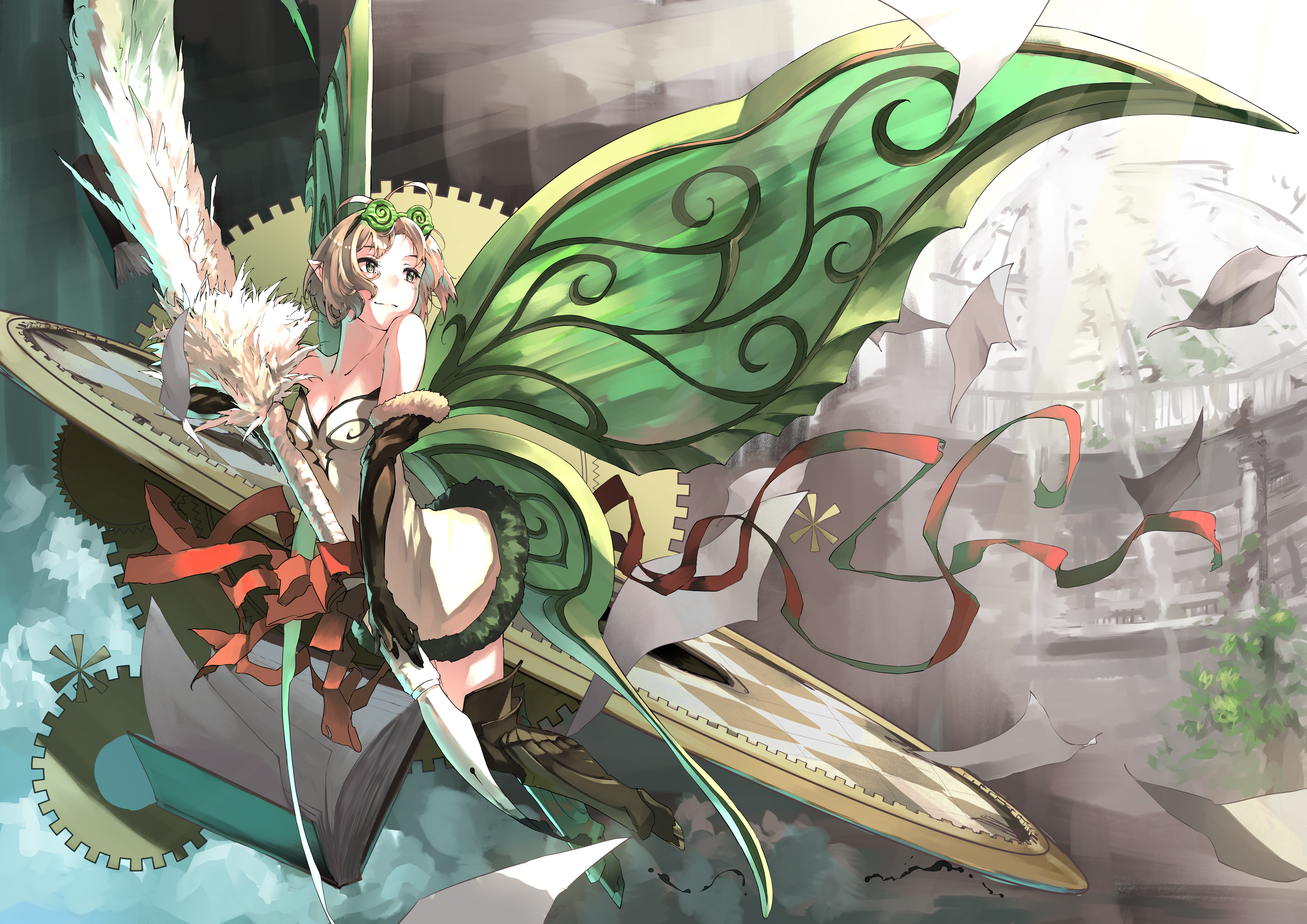 4K Nico Tina with Wings HD Wallpaper