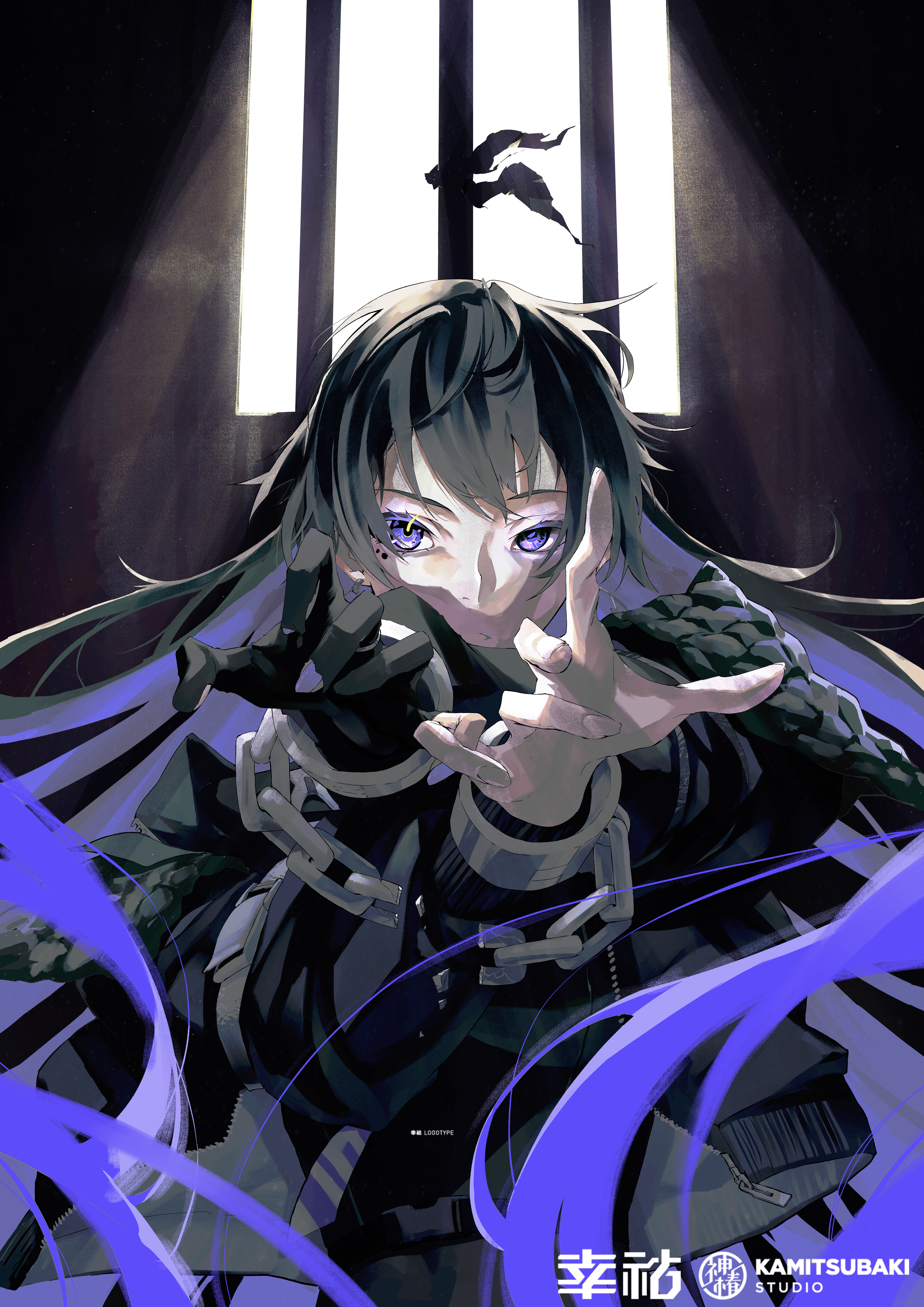 Nico Tina with purple eyes HD Phone Wallpaper