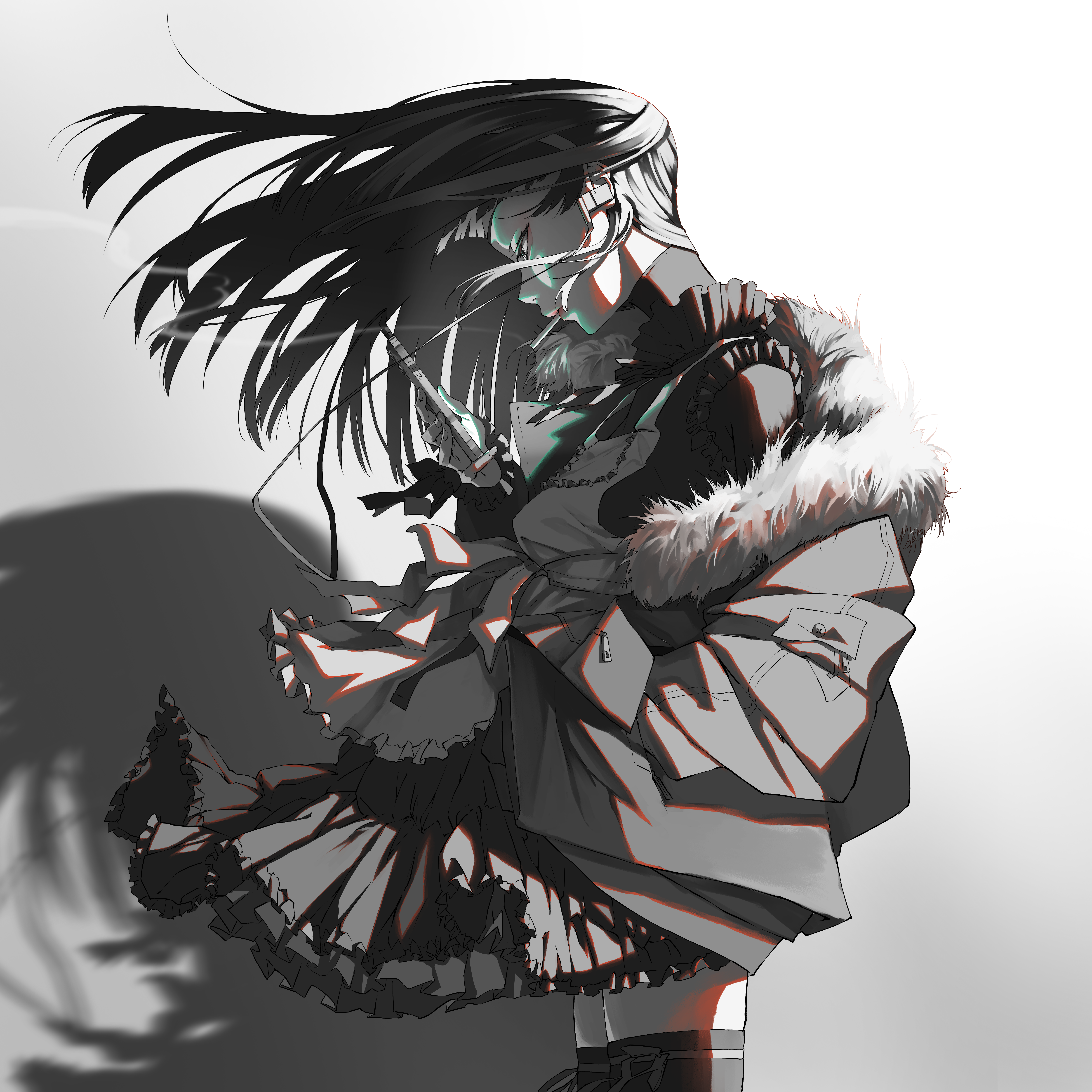4K Nico Tina in a Maid Outfit HD Wallpaper